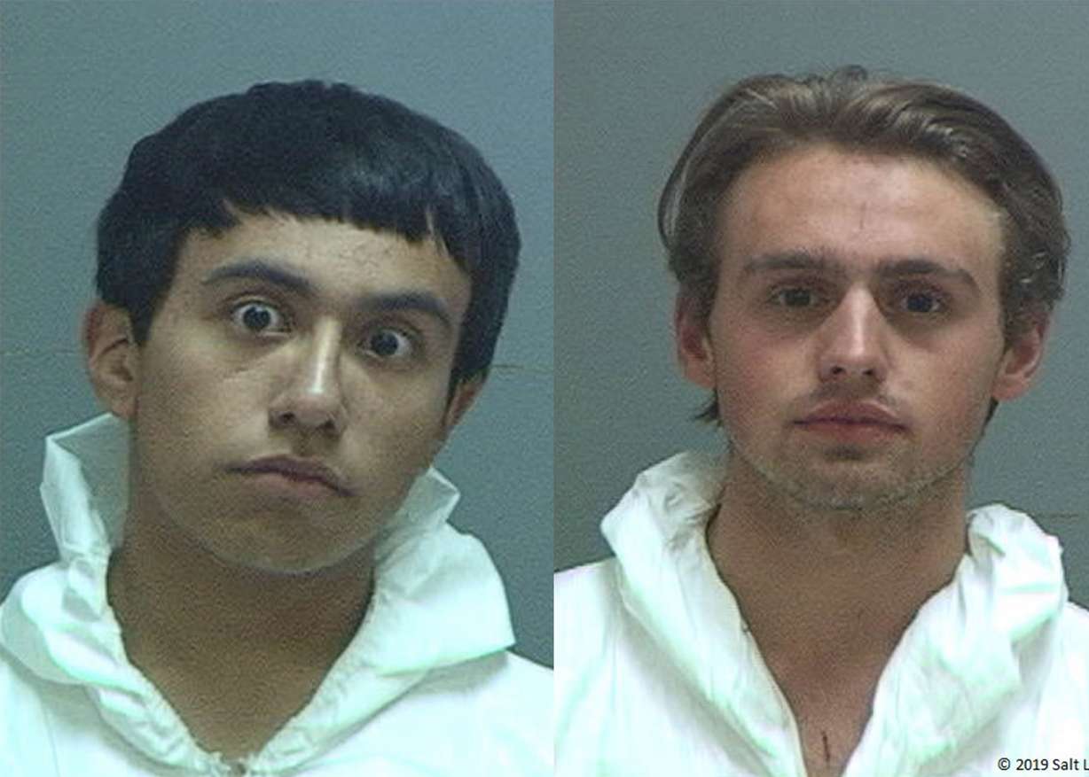Edgar Omar Esquivel, left, and Alekzander Ethan May have both been sentenced after pleading guilty to manslaughter in a case involving a shooting near 3460 S. 700 West in Millcreek in 2019, which led to the death of Taylor Kauvaka.