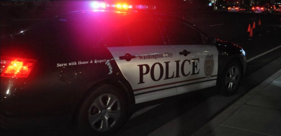 Washington City Police officers find person hiding in trunk during vehicle search