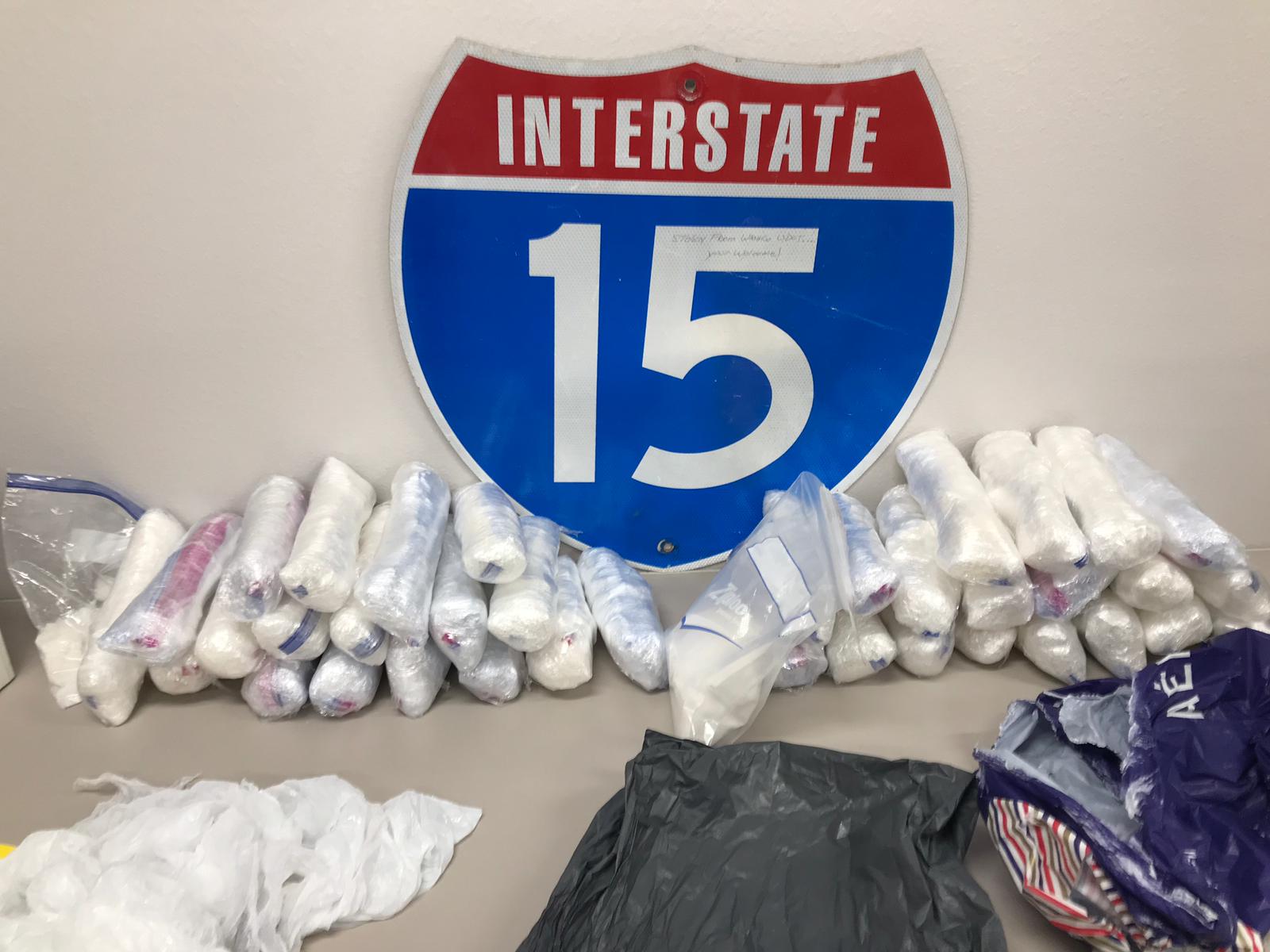 $2.2M in meth seized during 3 traffic stops in Utah