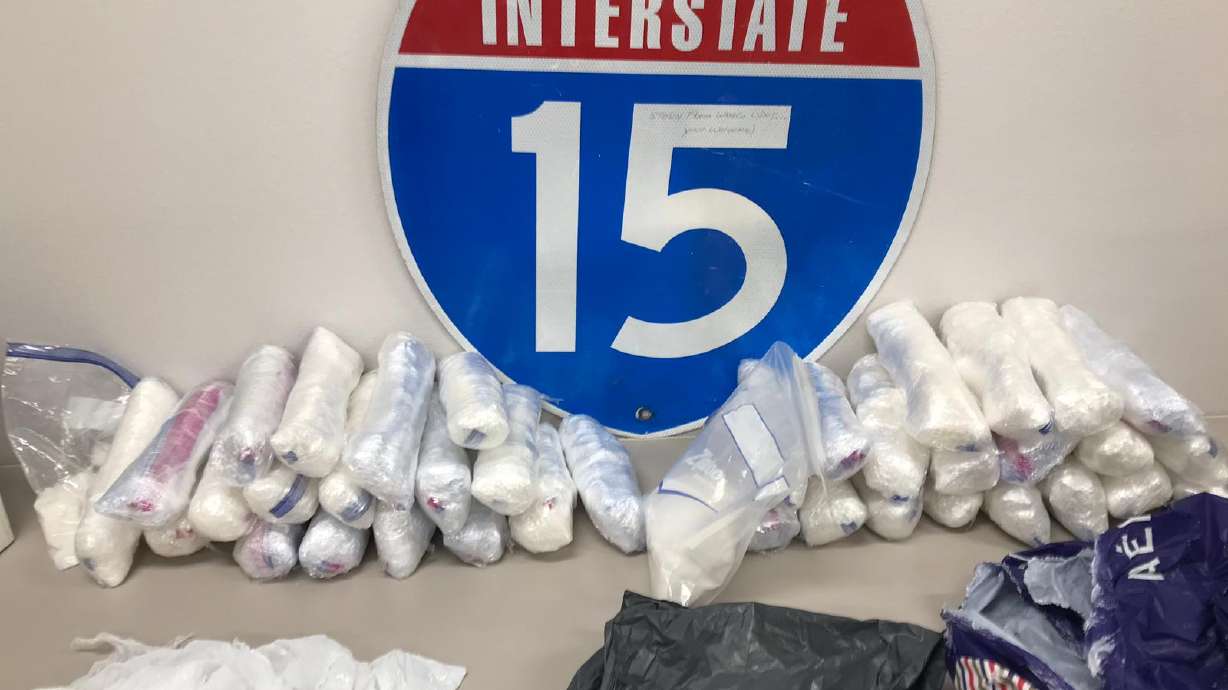 $2.2M in meth seized during 3 traffic stops in Utah