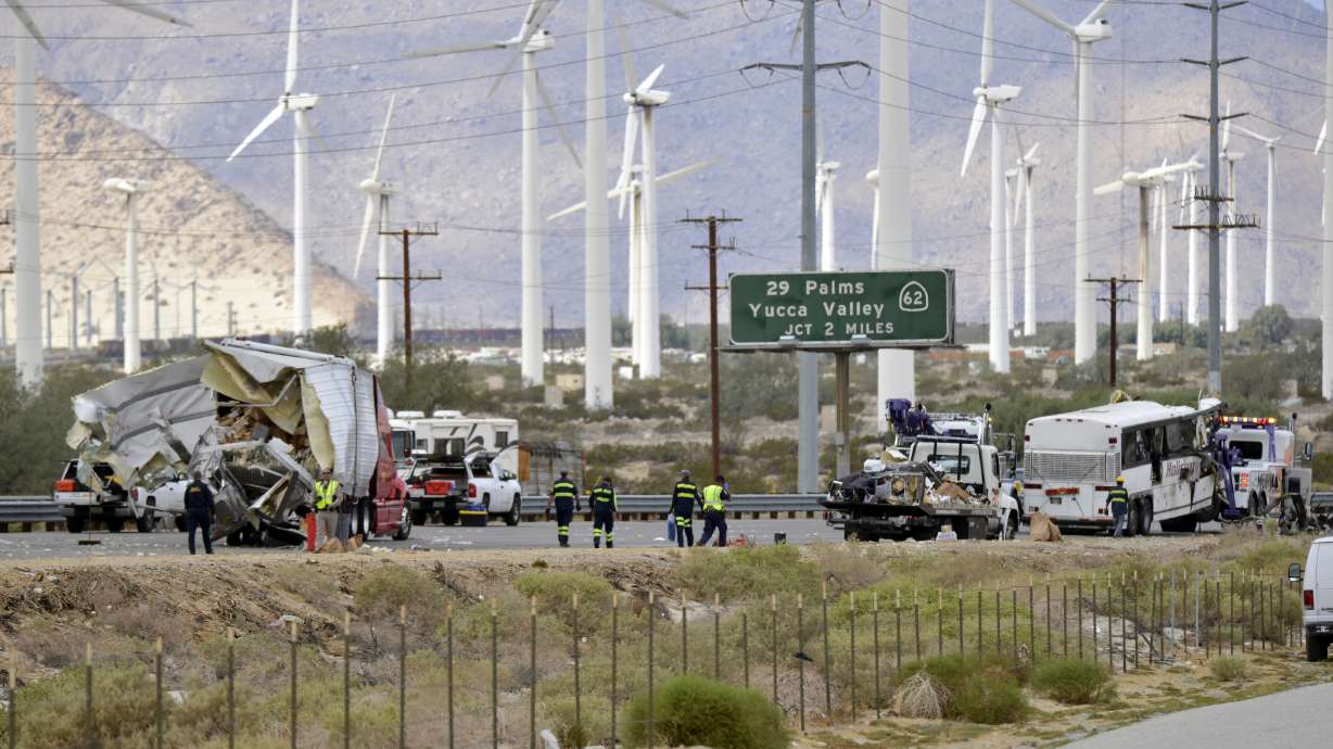 Trucker pleads guilty to California crash that killed 13