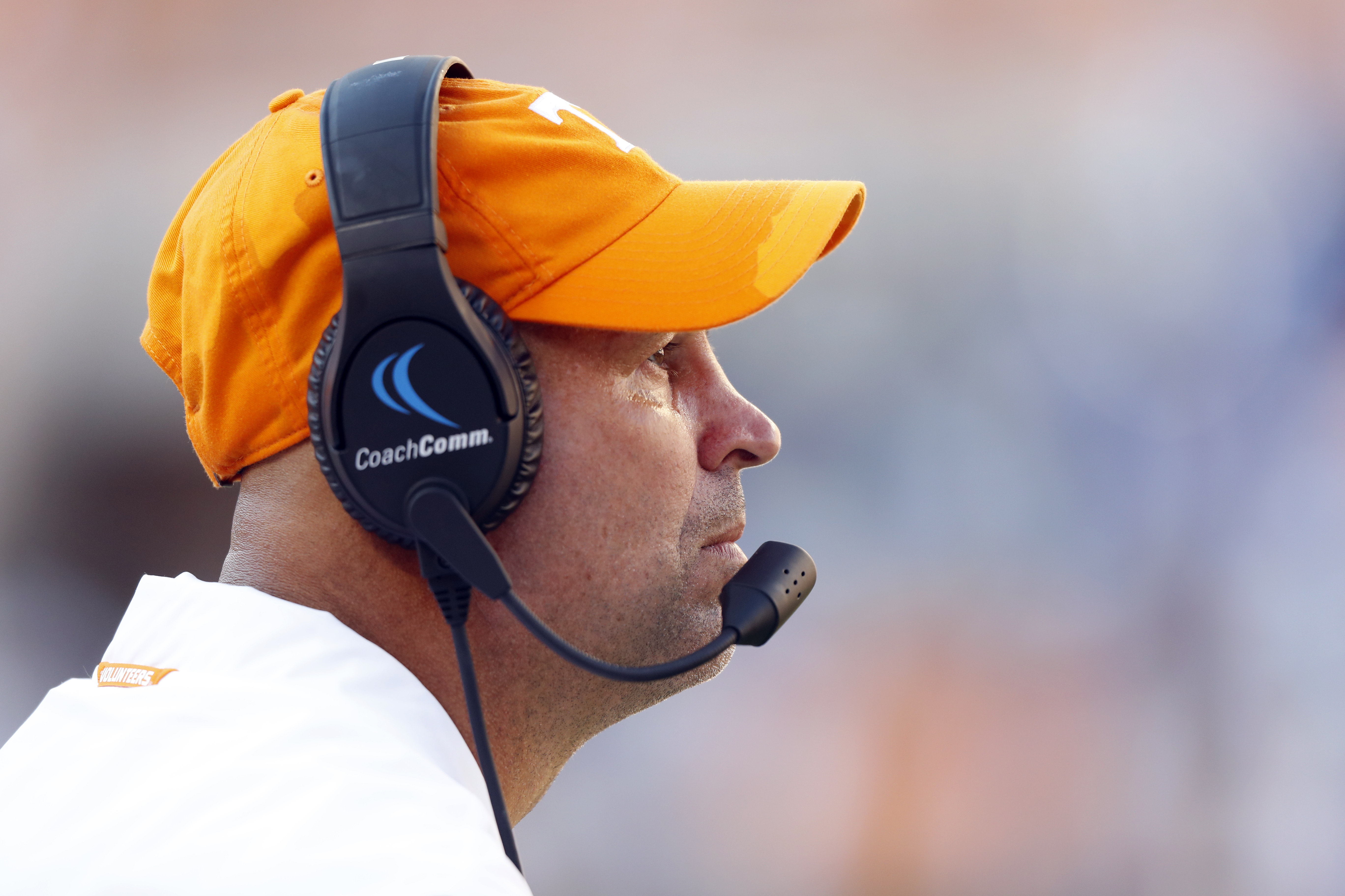 Tennessee head coach Jeremy Pruitt watches from the sideline in the second half of an NCAA college football game against Georgia State, Saturday, Aug. 31, 2019, in Knoxville, Tenn. (Photo: Wade Payne, AP)