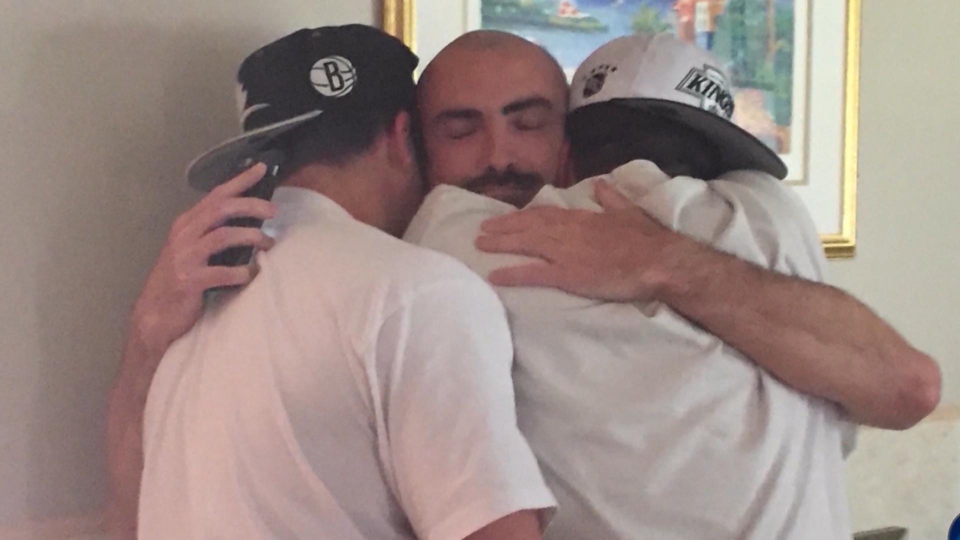 Weldon Angelos and his sons. Photo: KSL TV