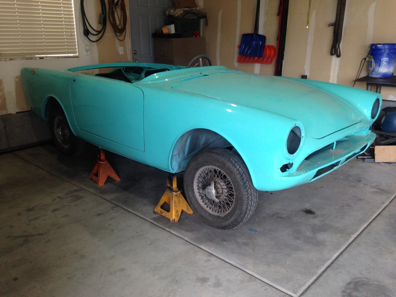 The 1965 Sunbeam Alpine Josh Underhill started out with. (Photo: Courtesy Josh Underhill)