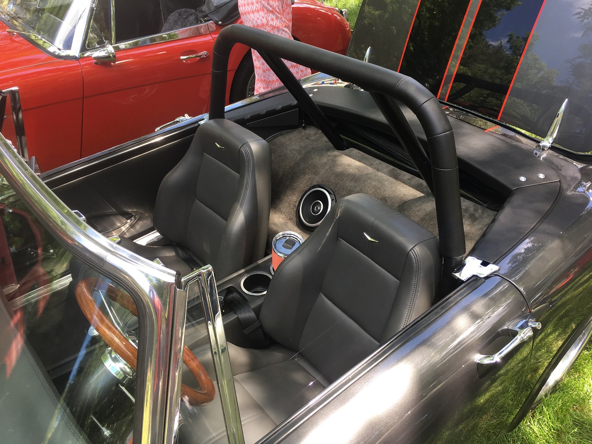 Interior of the 1965 Sunbeam Alpine shows it has room for a Sonic Drive-In 44-ounce cup. (Photo: Courtesy Josh Underhill)