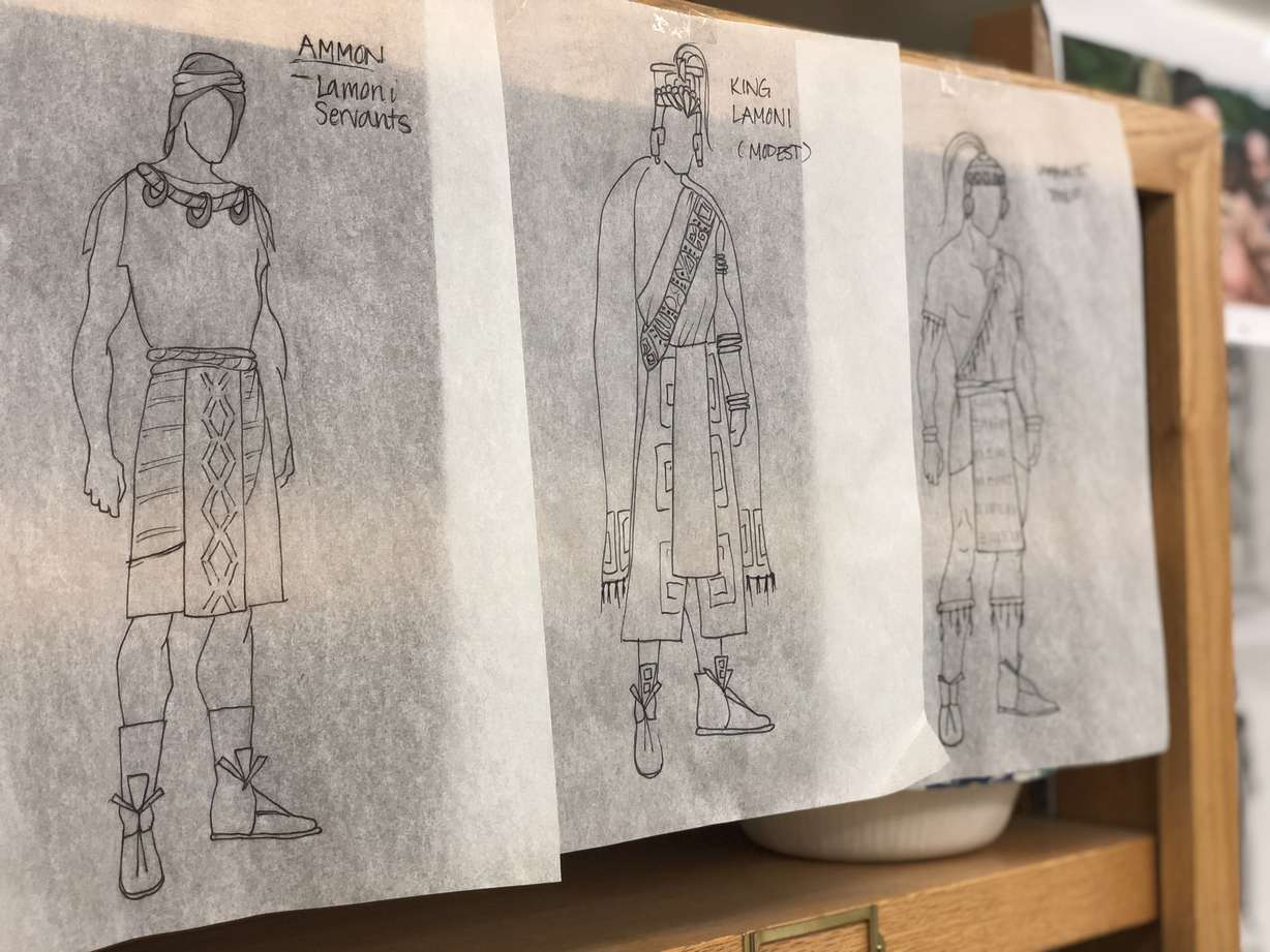 Costume designers have created about 2,000 to 3,000 costumes so far for The Book of Mormon Videos due out Sept. 20, 2019. (Photo: Liesl Nielsen, KSL.com)