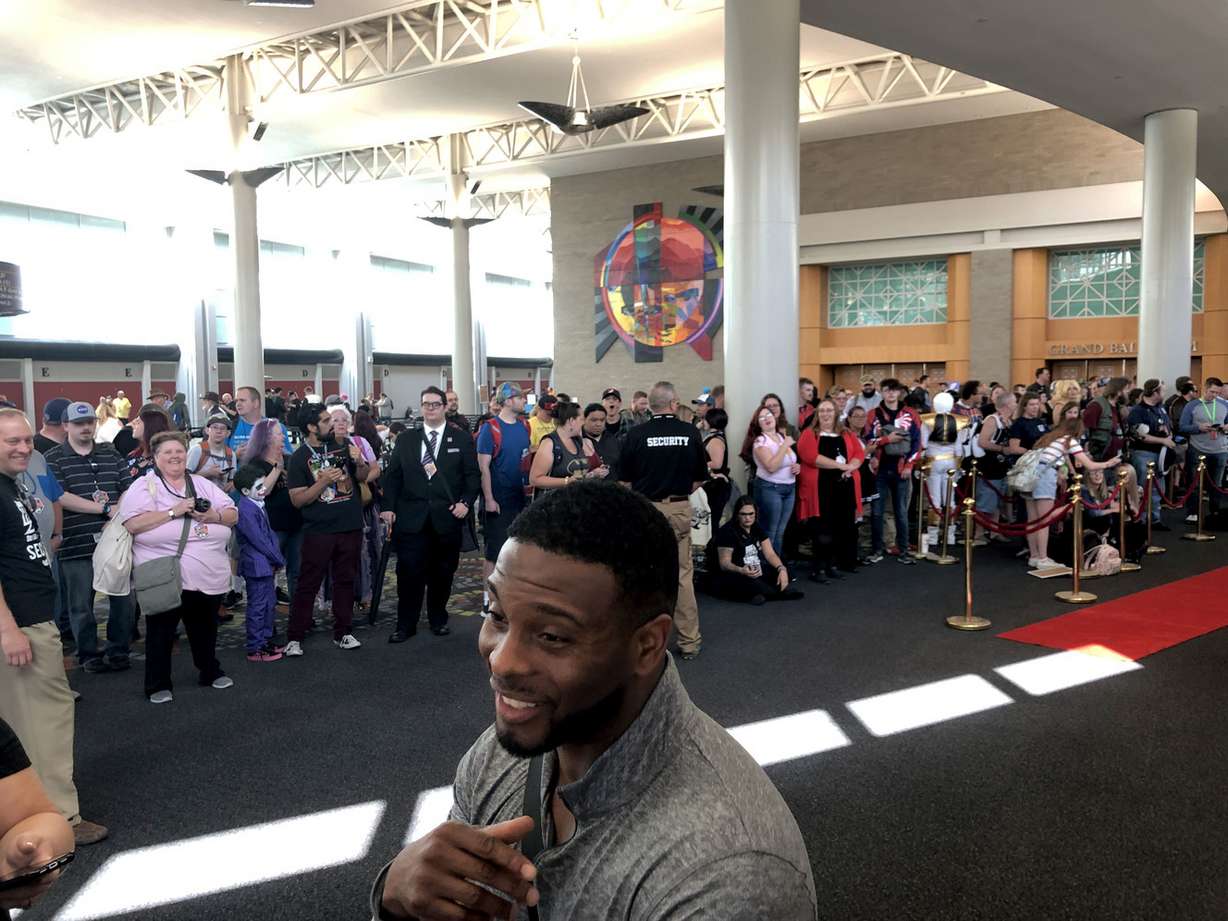 Comedian and actor Kel Mitchell speaks with members of the media during FanX Salt Lake Comic Convention in Salt Lake City on Thursday, Sept. 5, 2019. (Photo: Jacob Klopfenstein, KSL.com)
