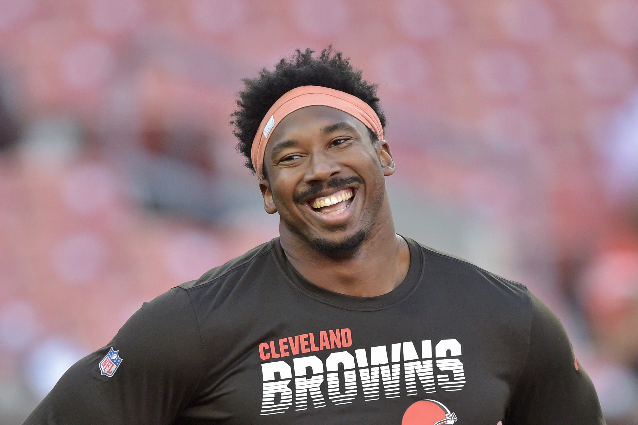 Strip sack: Browns star Garrett poses nude, set to dominate