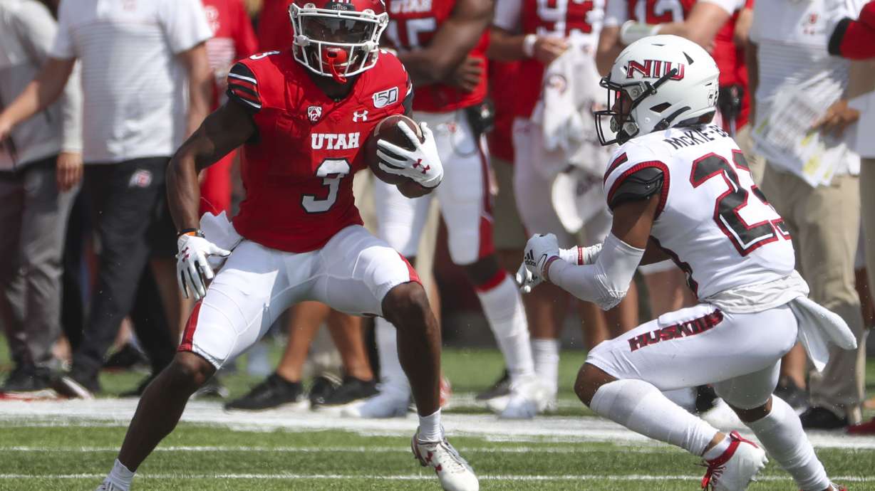 No. 13 Utah starts slow, but rolls to 35-17 victory over visiting Northern Illinois