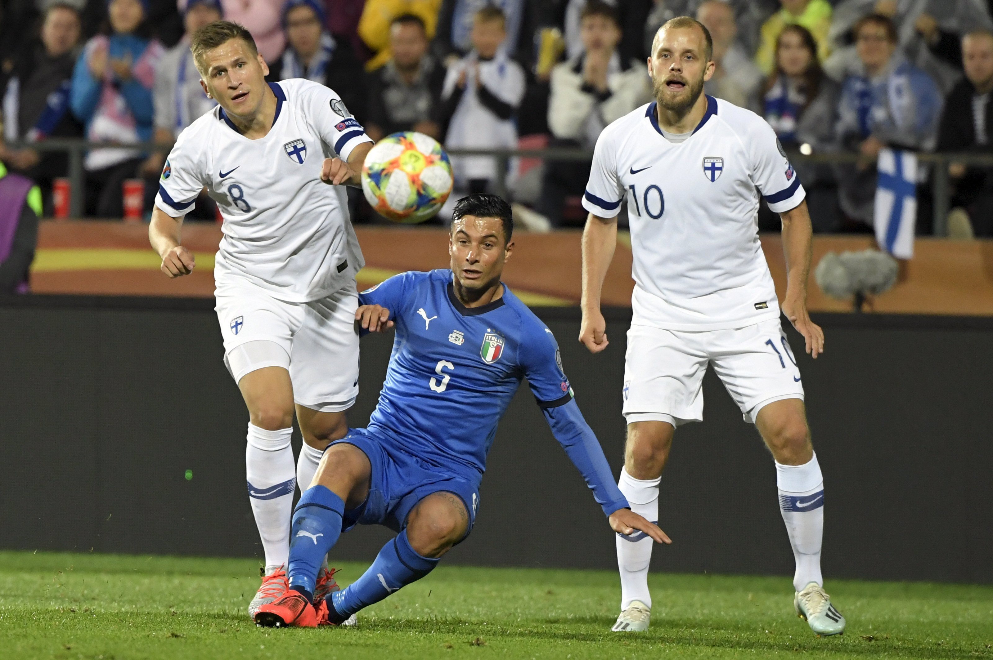 Pukki scores again but Italy stays perfect in Finland