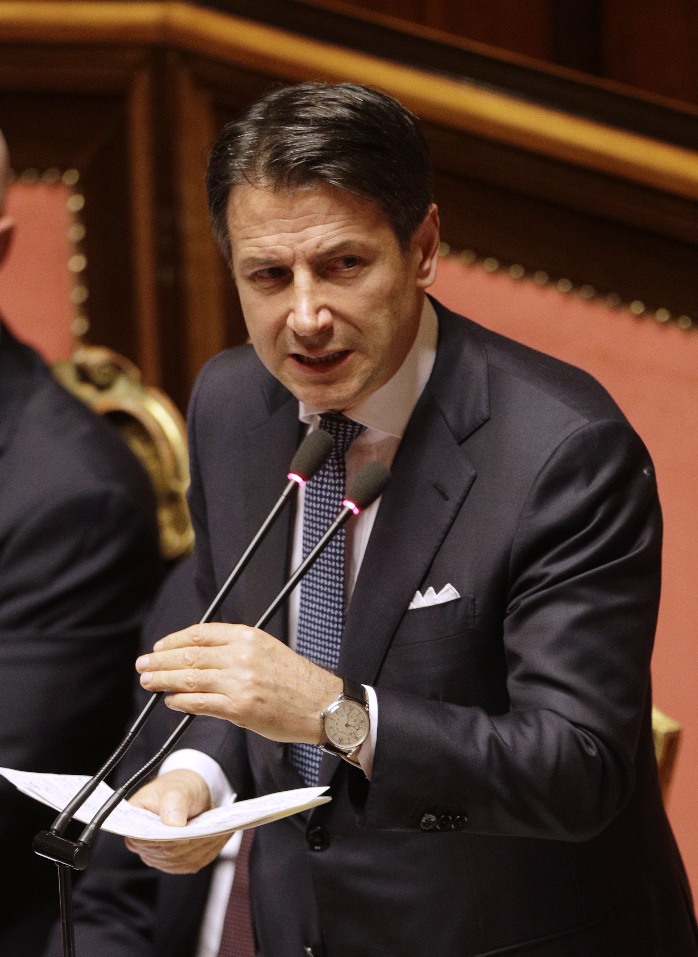The Latest: Italy's new pro-Europe govt wins confidence vote