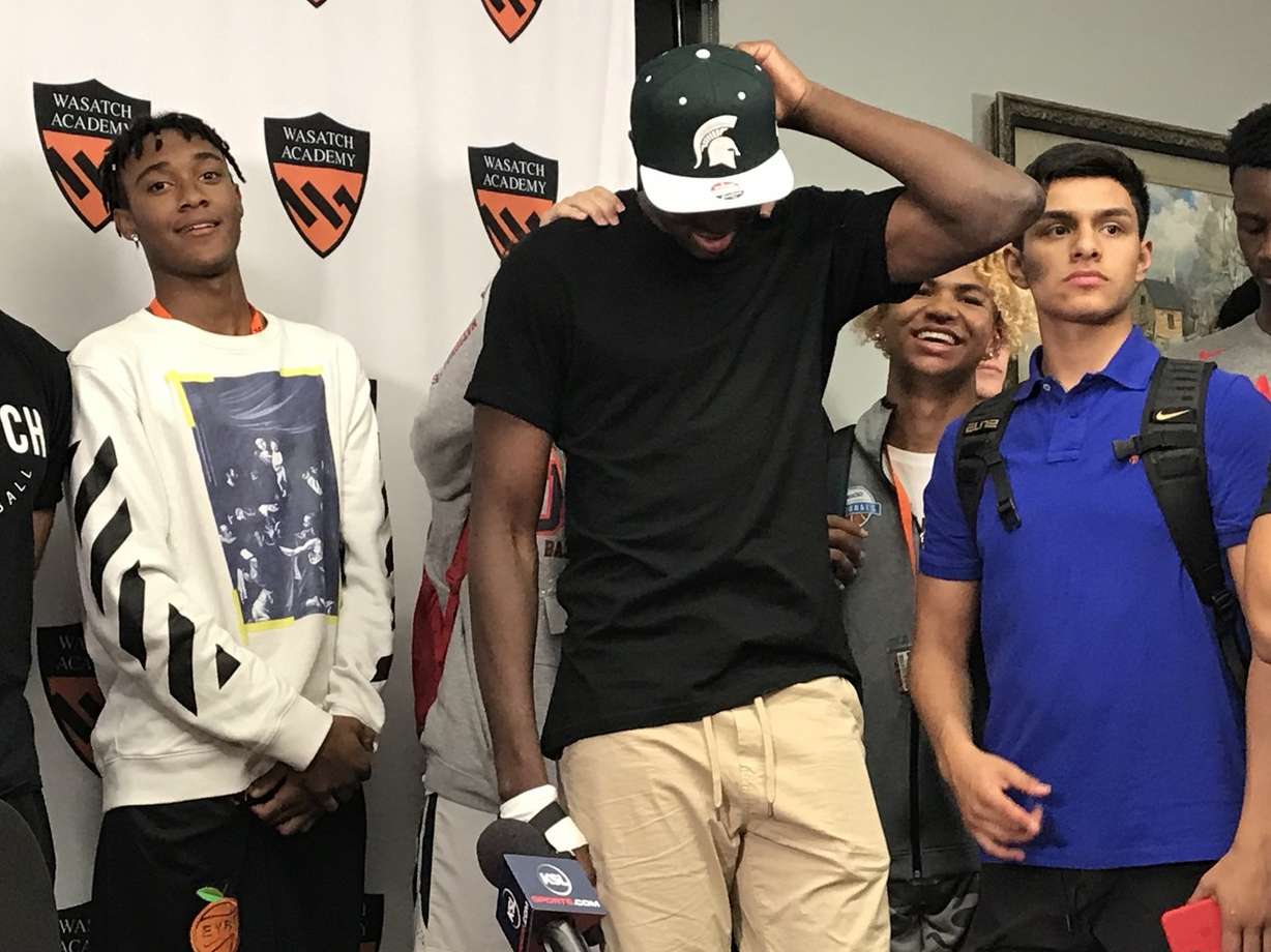 Wasatch Academy four-star center Mady Sissoko committed to Michigan State over BYU, Memphis and Kansas, Tuesday, Sept. 10, 2019 in Mount Pleasant, Utah. (Photo: Sean Walker, KSL.com)