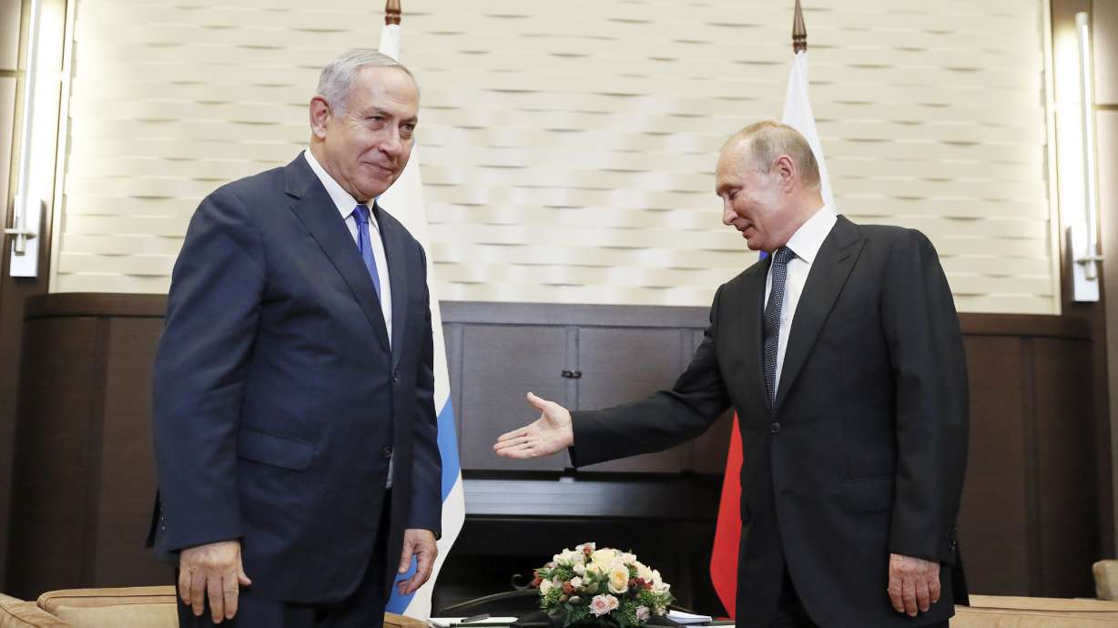 Putin, Netanyahu meet before Israeli parliamentary election
