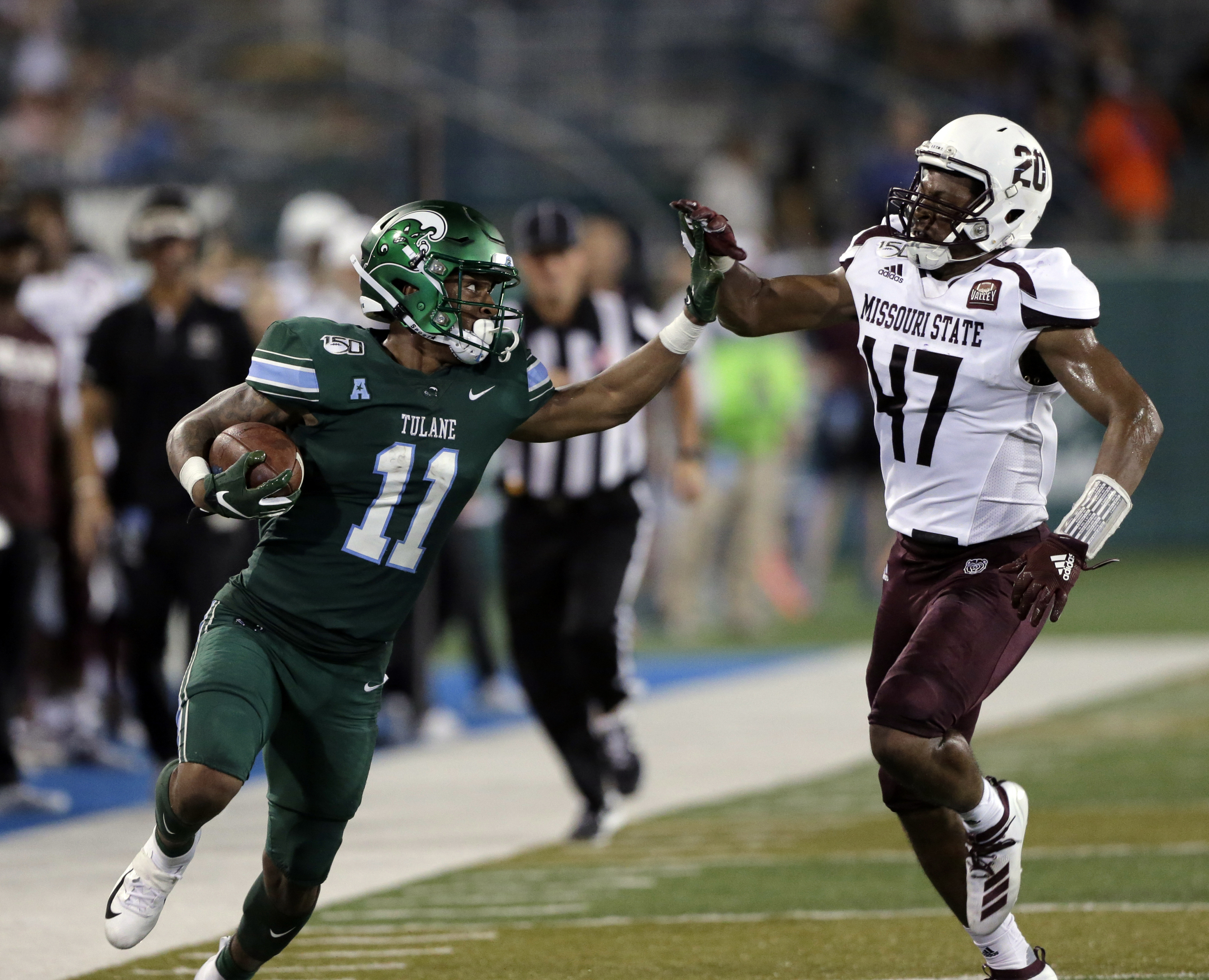 Tulane routs Missouri State 58-6