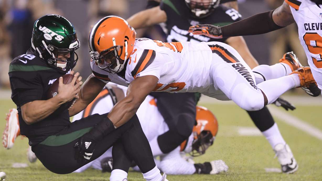 Jets QB Siemian out vs. Browns with an ankle injury