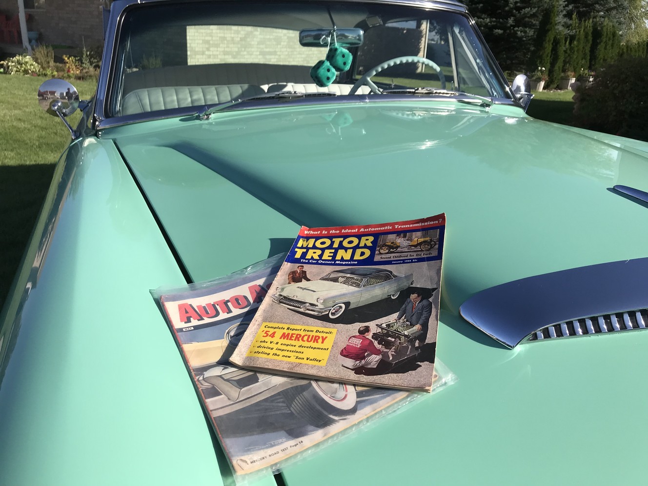 The 1954 Mercury Sun Valley was featured on the cover of MotorTrend magazine in January of 1954. This Sun Valley, named Aunt Bae, was restored by Dennis Jensen of Preston, Idaho. (Photo: Jeff Giles, KSL.com Contributor)