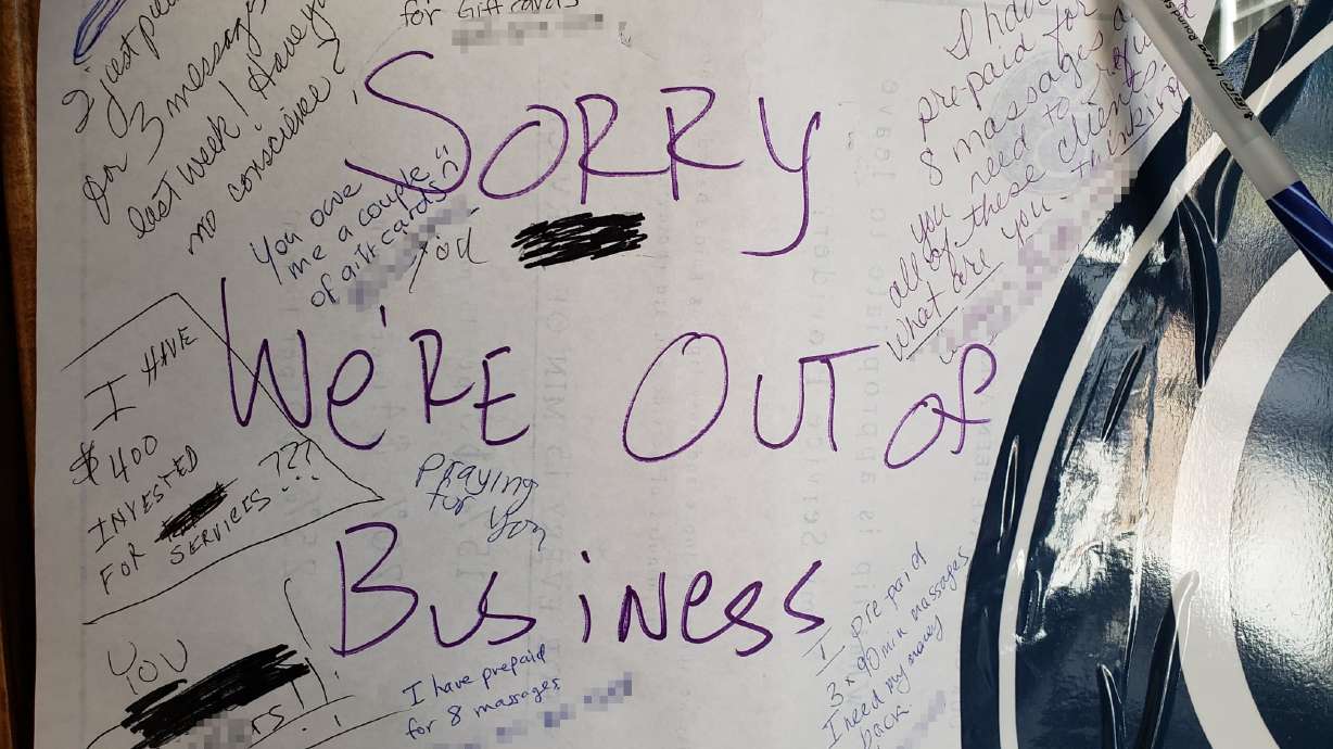 Customers left hanging with thousands in prepaid services after Lehi spa suddenly goes out of business