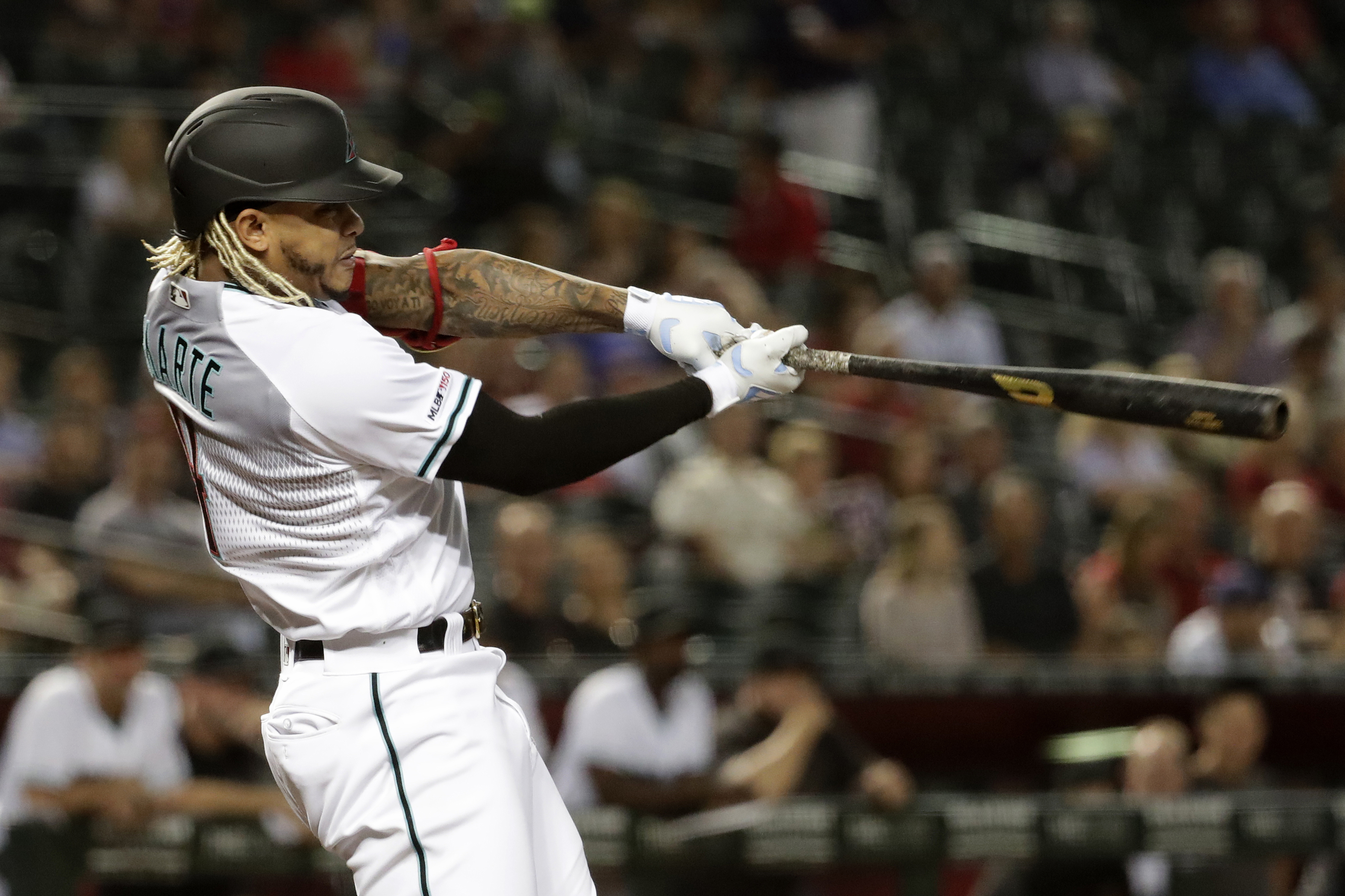 D-backs' All-Star Marte out for season with back injury