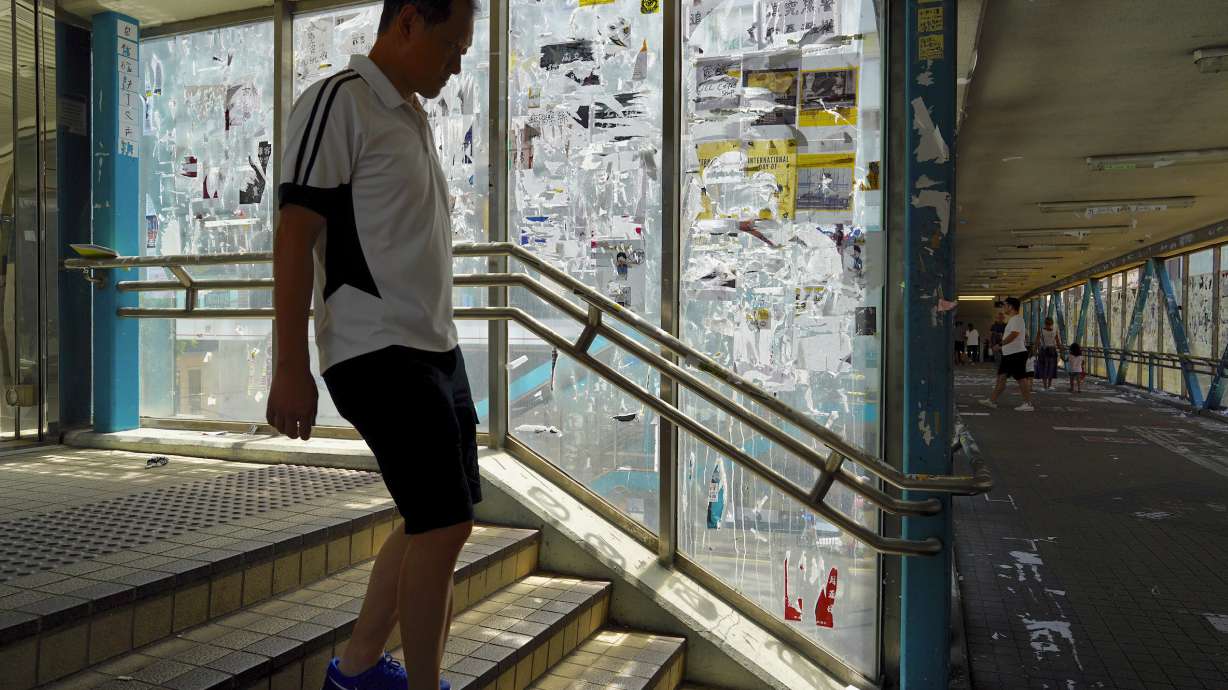 The Latest: Hong Kong police, protesters clash