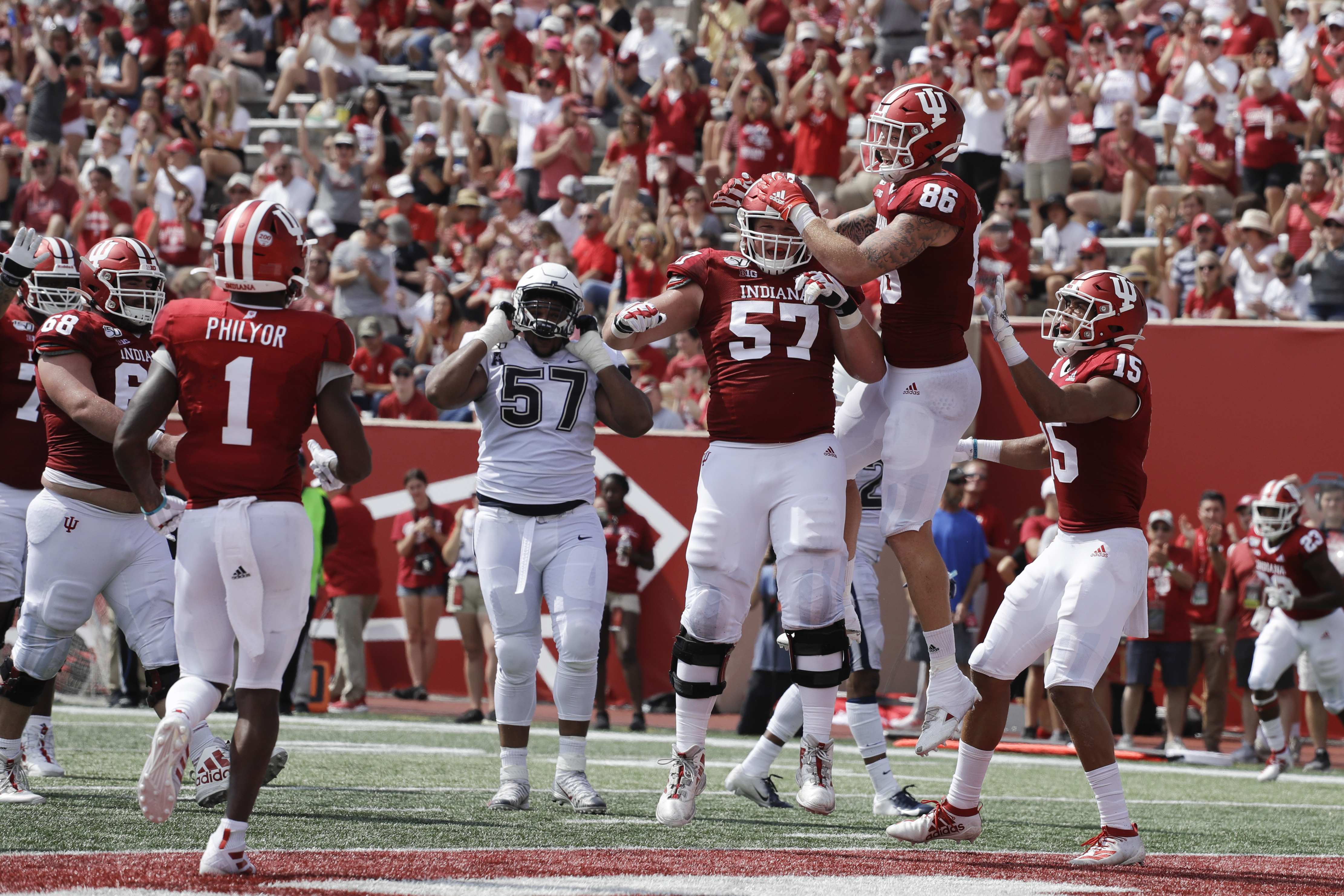 Hoosiers, Ramsey bounce back with 38-3 blowout over UConn