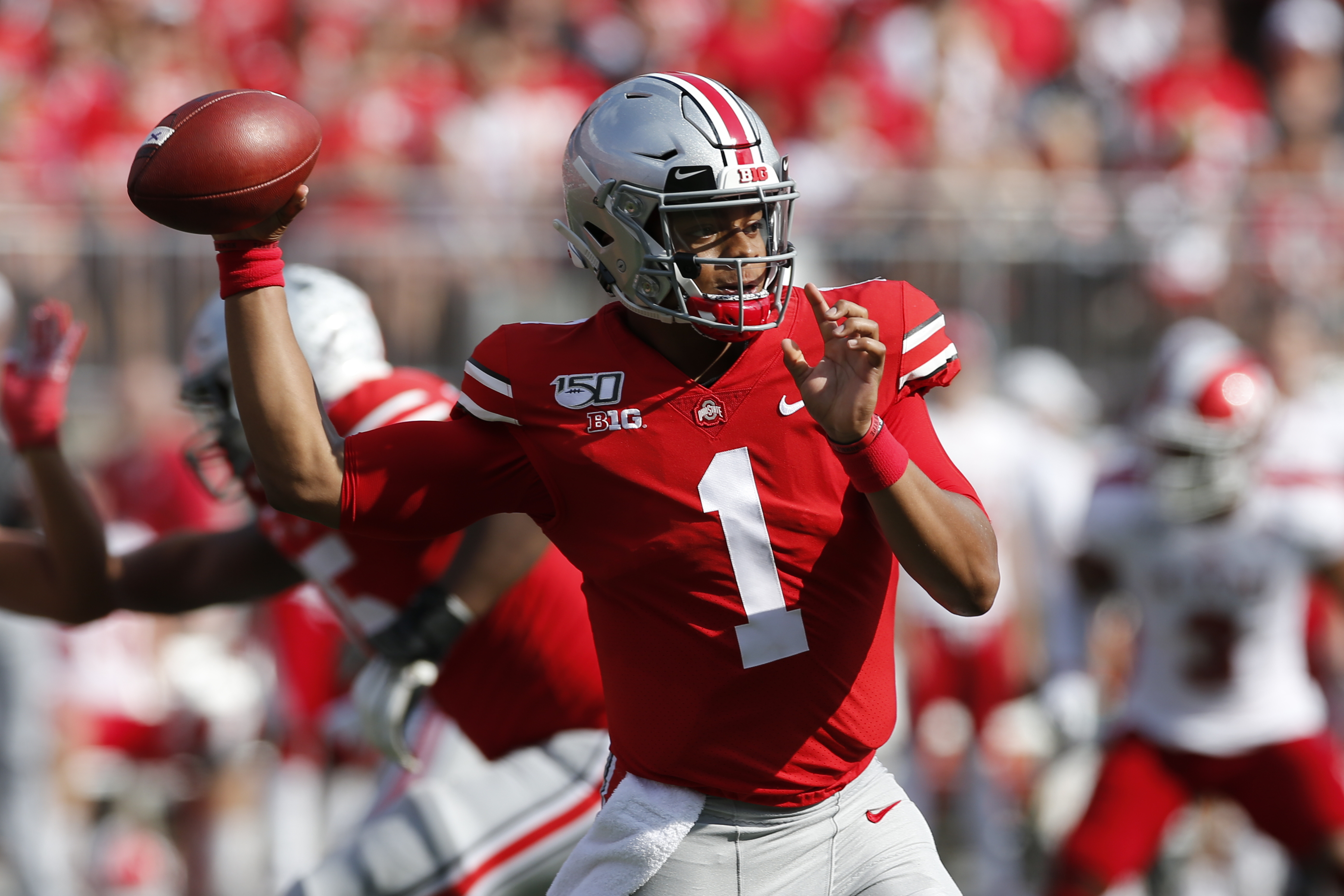 Fields shines as No. 6 Ohio State trounces Miami (Ohio) 76-5