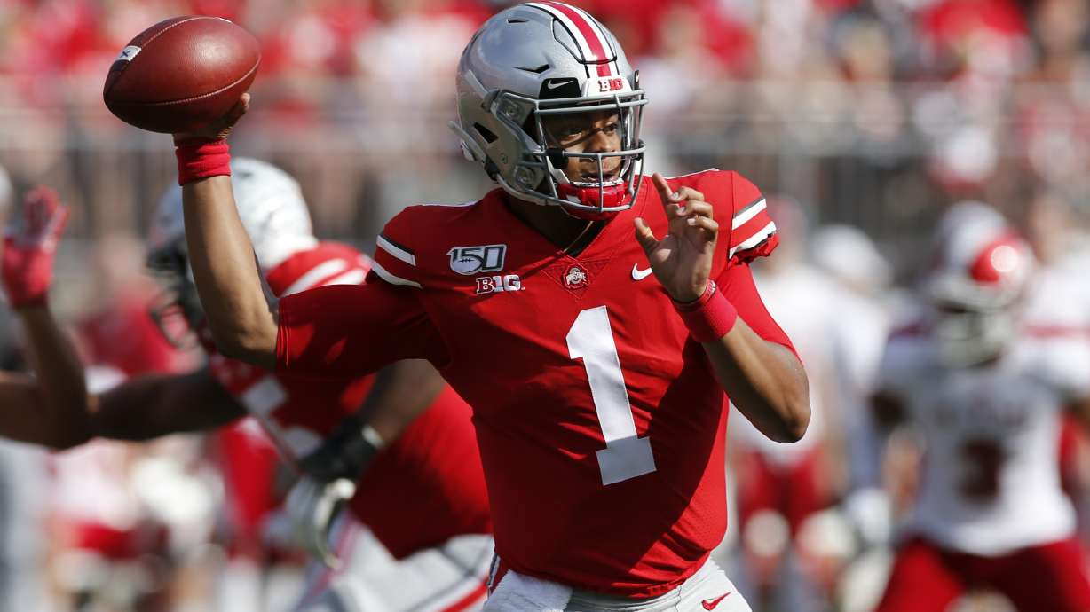 Fields shines as No. 6 Ohio State trounces Miami (Ohio) 76-5
