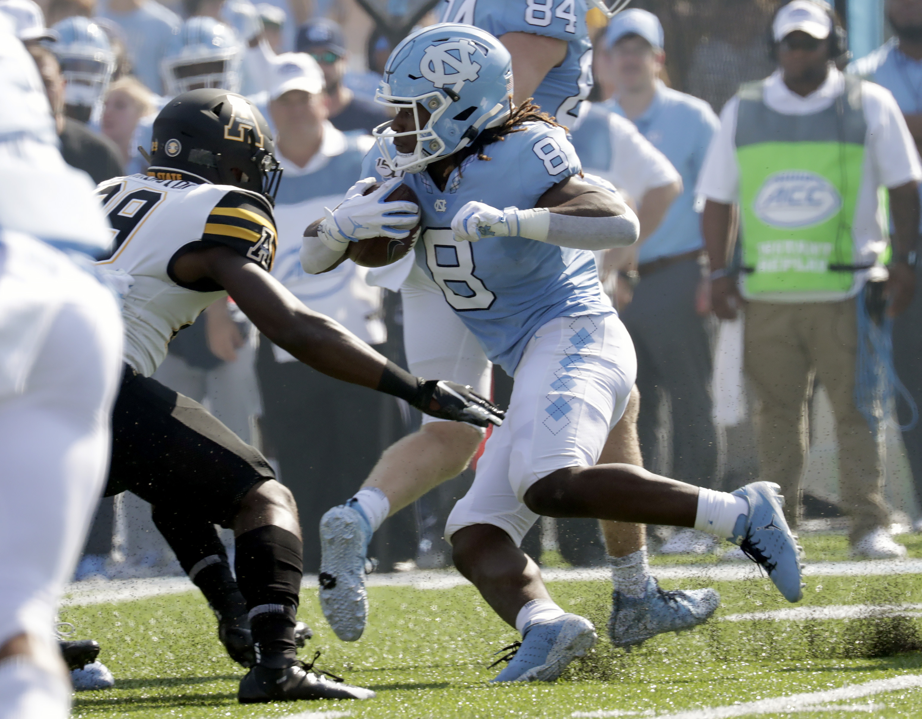 App State beats North Carolina 34-31 on blocked final FG