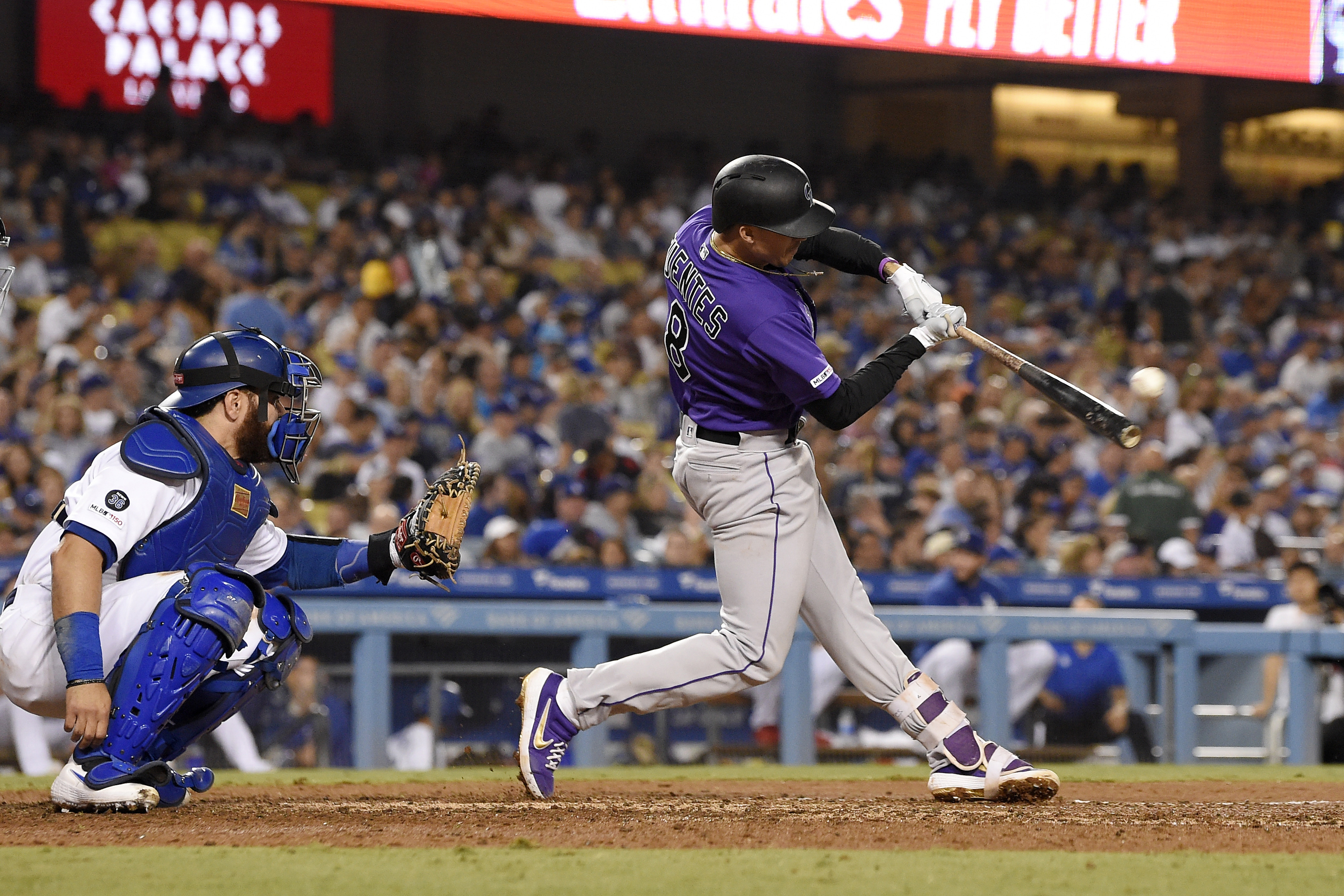 Rockies beat Dodgers 4-2 to end 12-game skid in LA