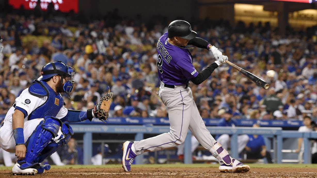 Rockies beat Dodgers 4-2 to end 12-game skid in LA
