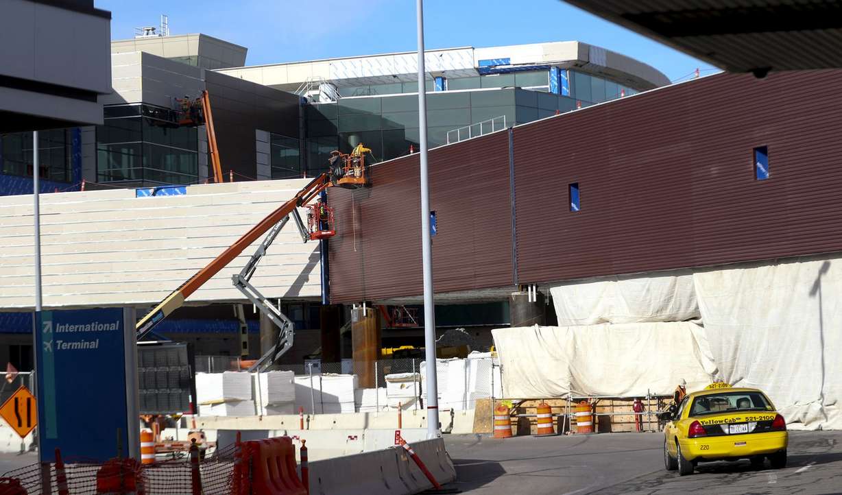 Construction continues on the expansion of Salt Lake City International Airport n Salt Lake City on Monday, Sept. 23, 2019. (Photo: Steve Griffin, KSL)