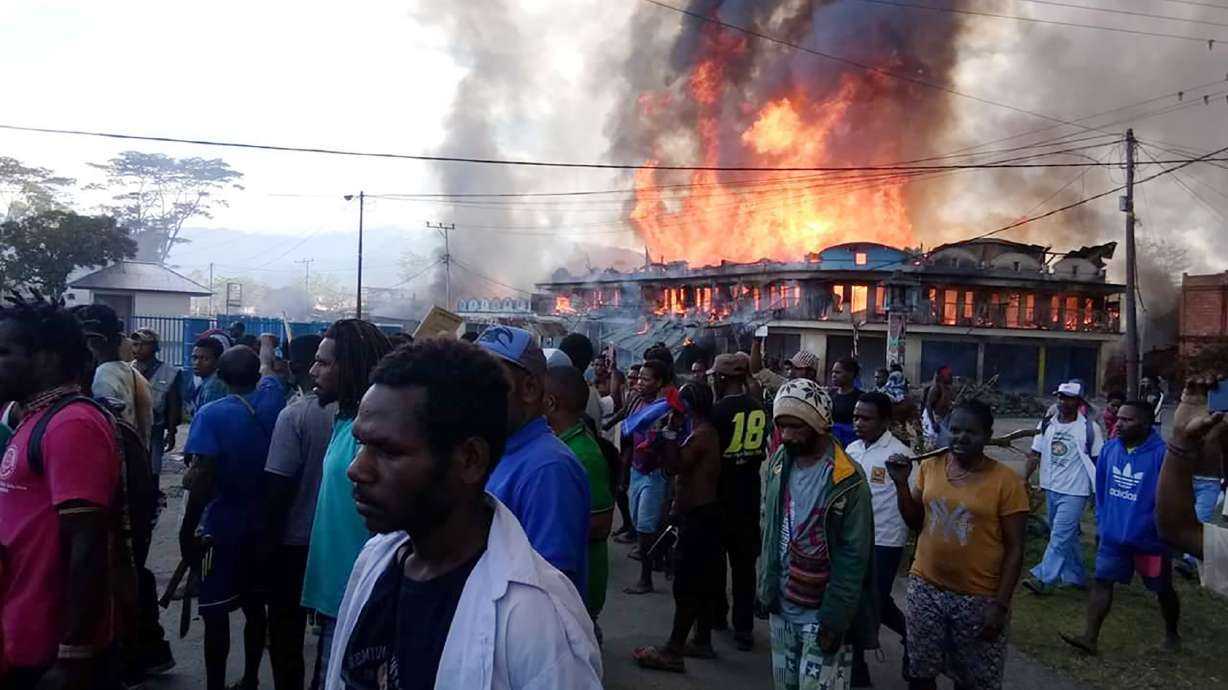 Death toll rises to 32 in protests in Indonesia's Papua