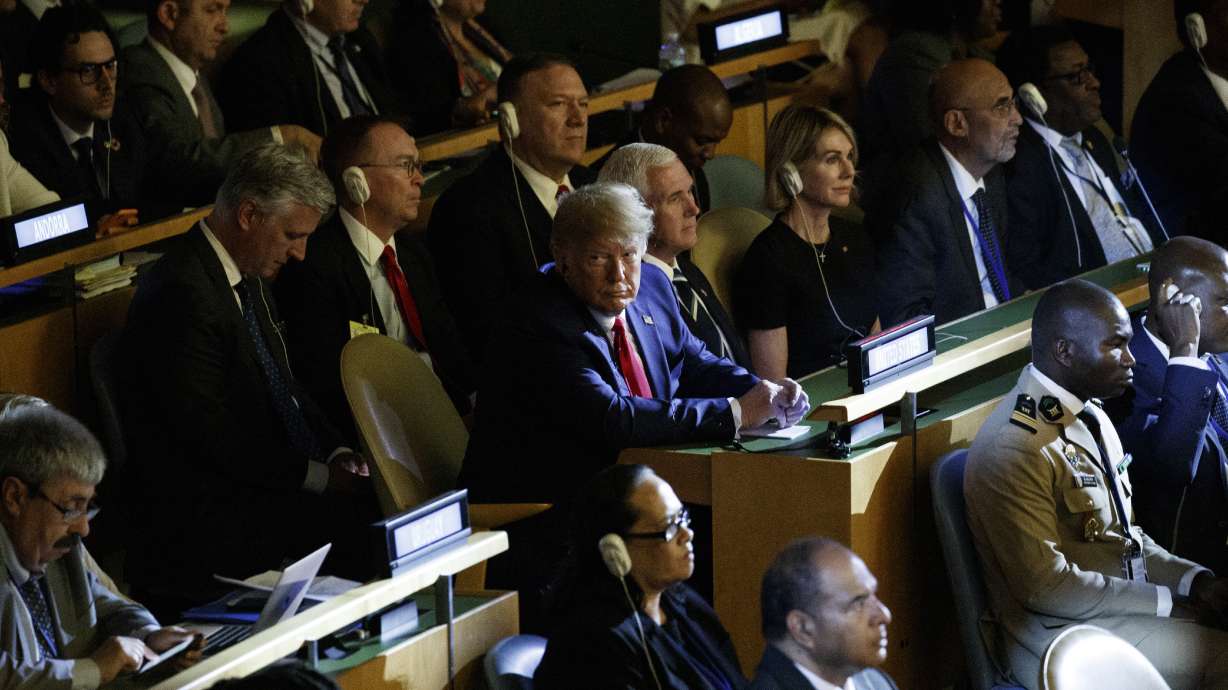 The Latest: Trump suggests 'father of India' title for Modi
