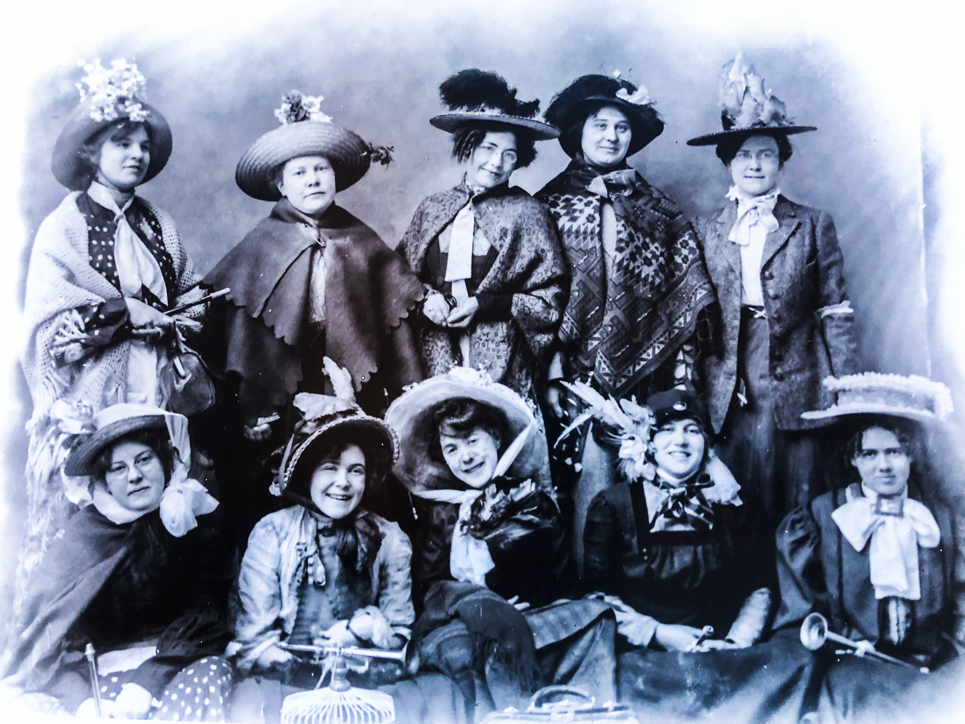 Members of The Ladies’ Literary Club in an undated photo. The club was founded in 1877 as a place for women interested in literature, as well as “the development of mental culture.” (Photo: Clubhouse)