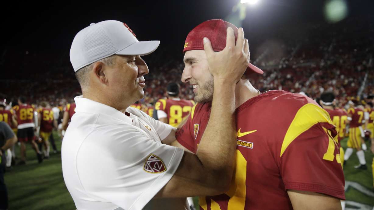 QB Fink likely to start for No. 21 USC with Slovis still out