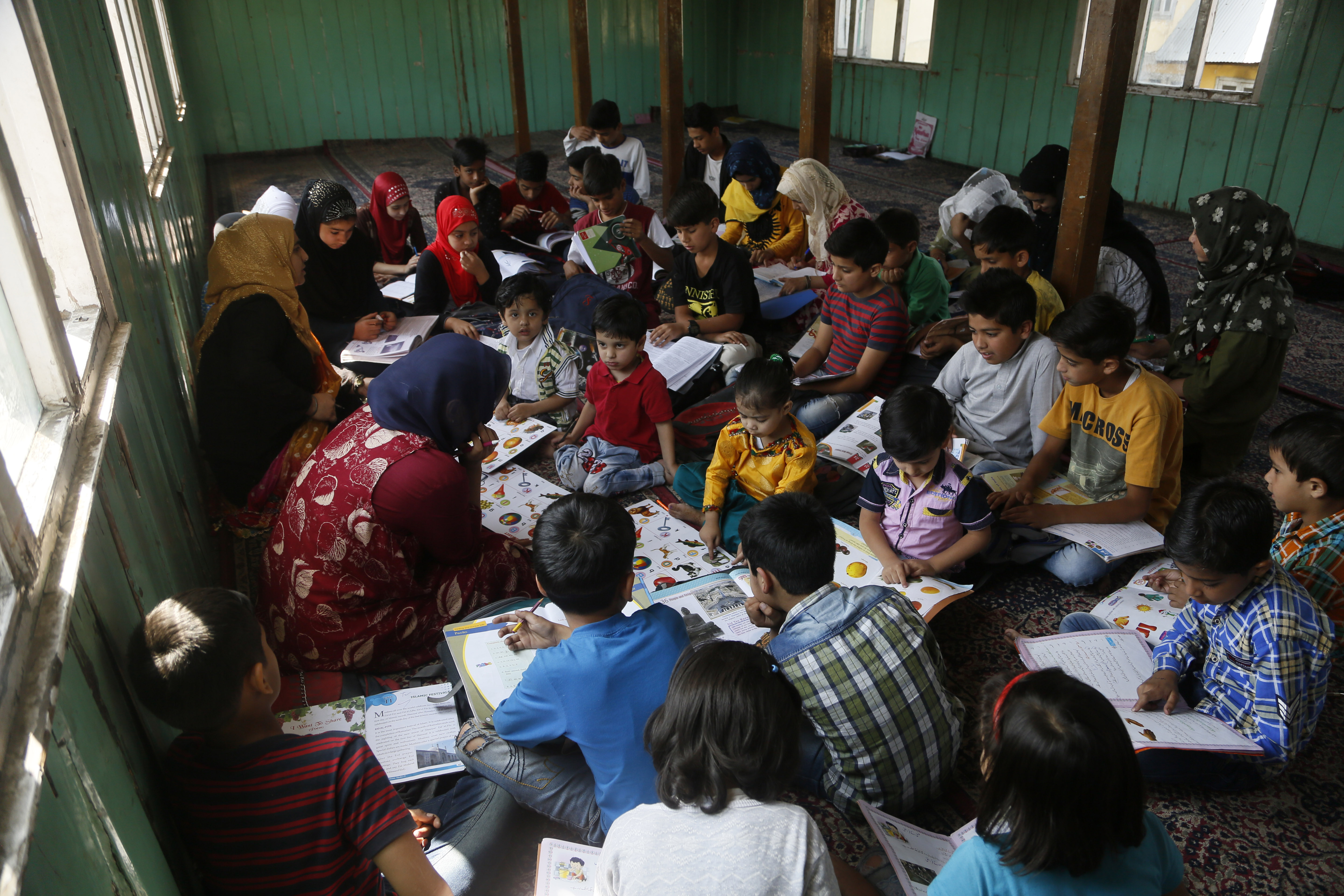 AP Photos: Indian lockdown upends Kashmir children's lives