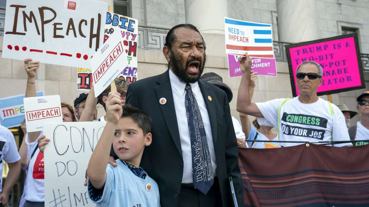 The Latest: Trump asked Ukraine leader to 'look into' Biden