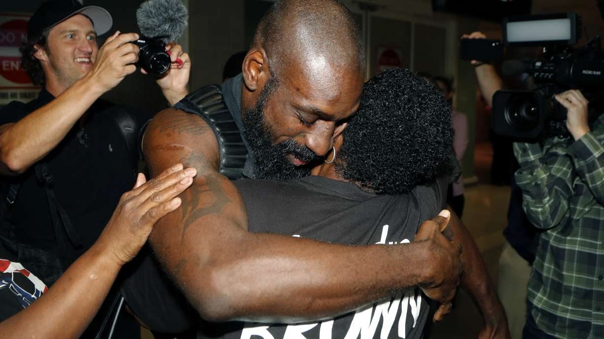 Former US college football player home from prison in China