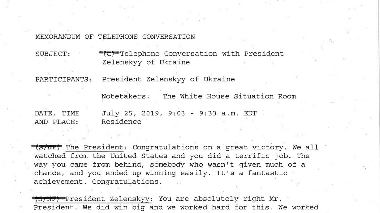 The Ukraine memo: What we know, what we don't