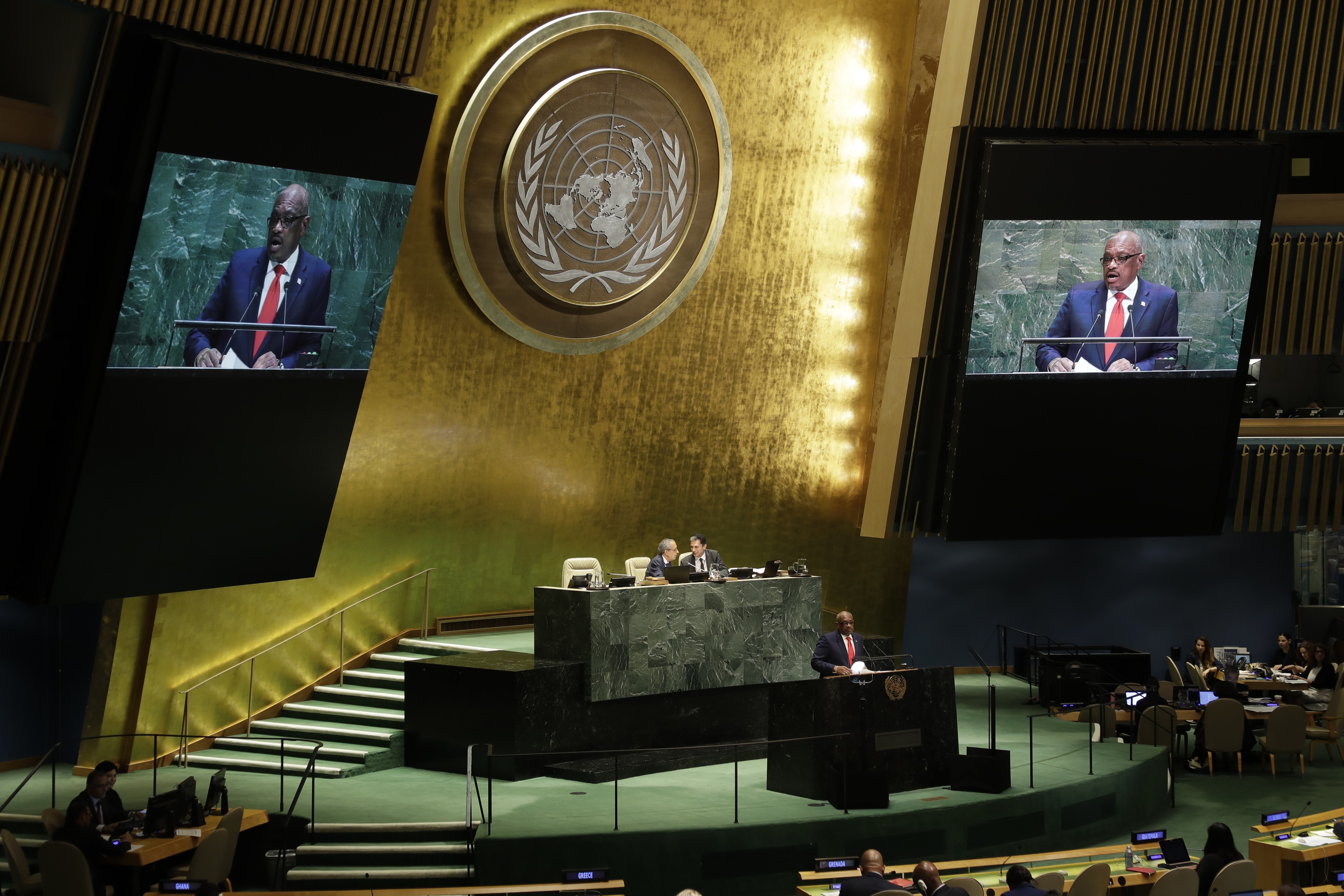 In Dorian's wake, Bahamas appeals for climate action at UN