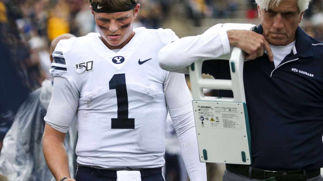 A few things we know about Zach Wilson's injury (and some we don't) after BYU's loss to Toledo