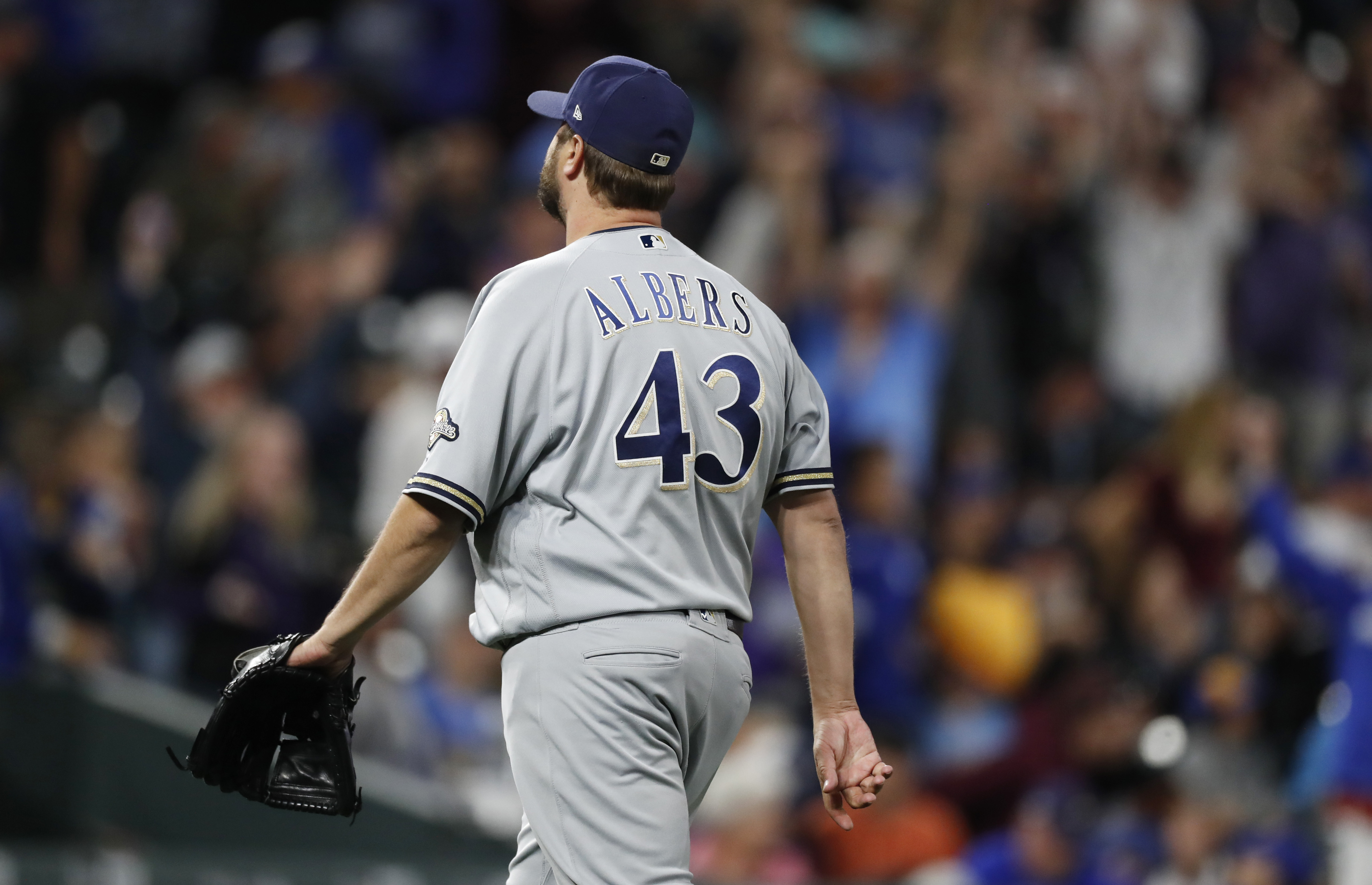 Hader tagged in 9th, Brews lose in 10; trail Cards by 1 game