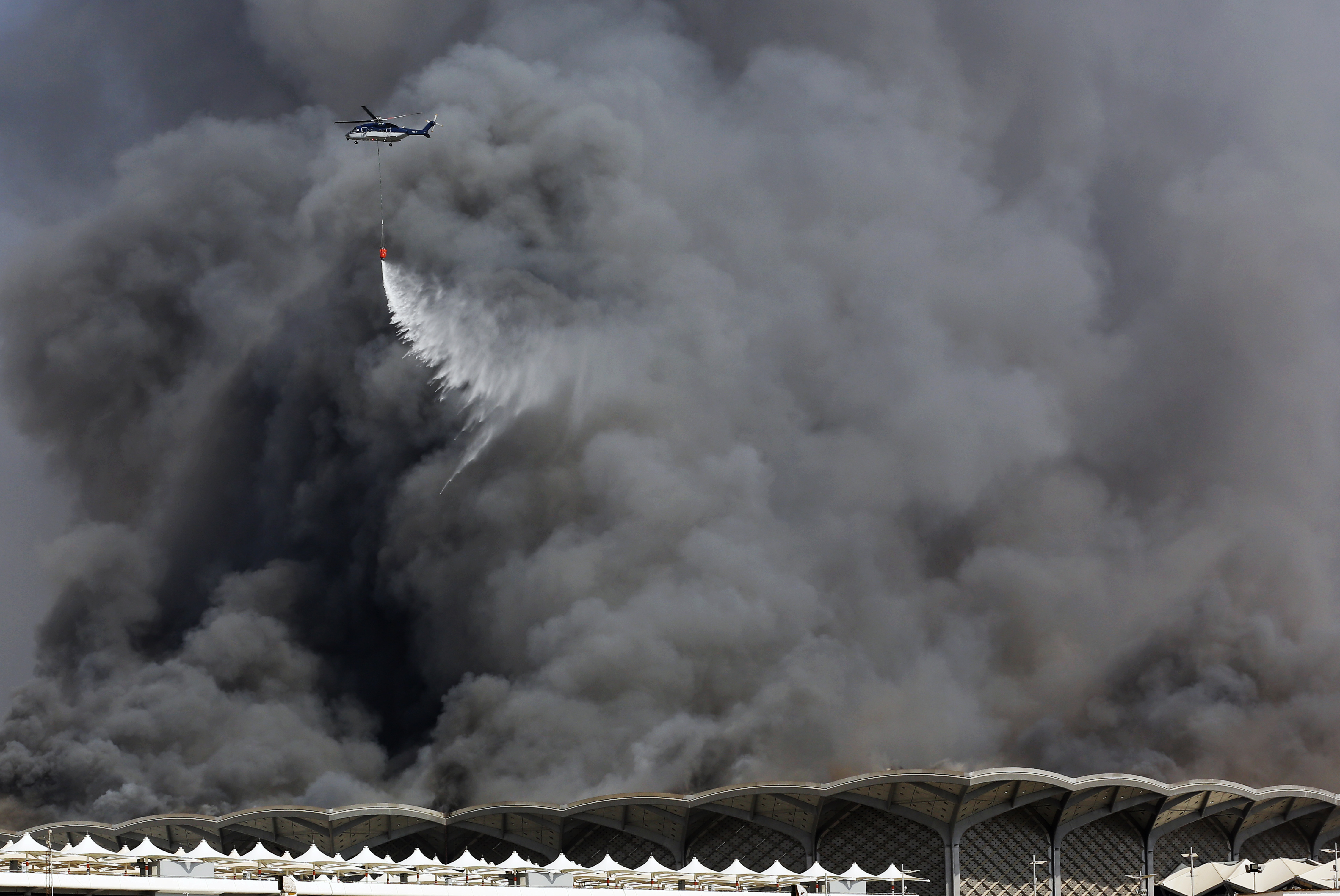 Fire breaks out at train station in Saudi city of Jiddah