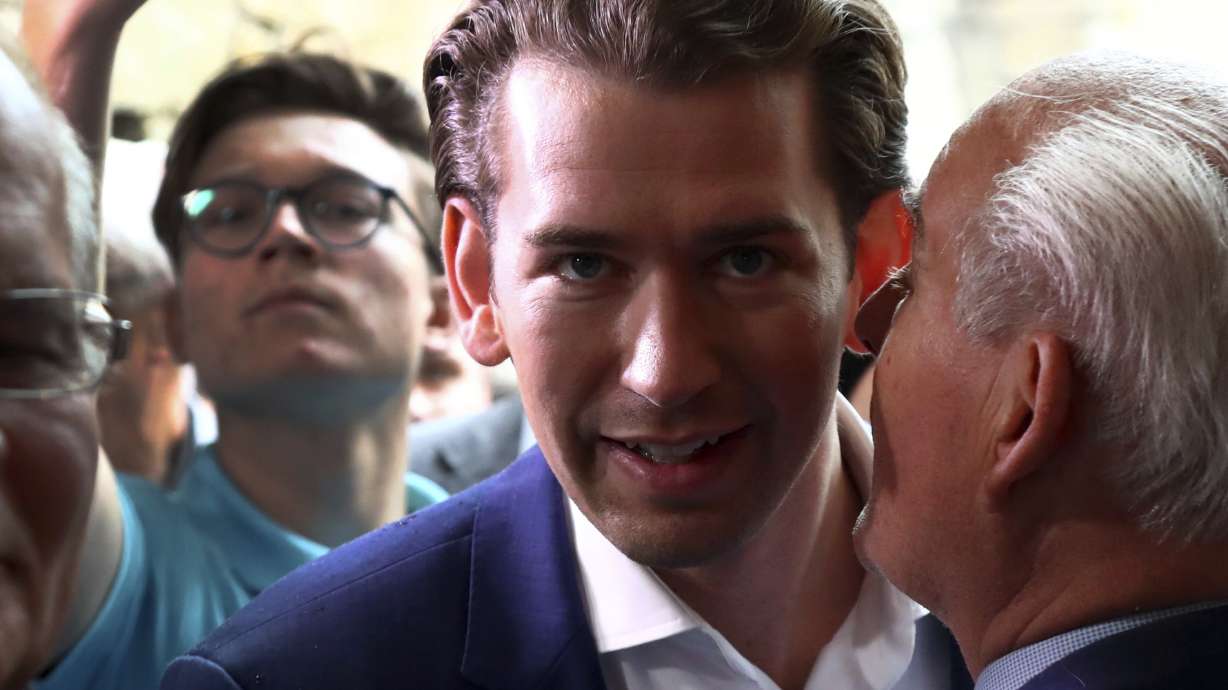 The Latest: Austrian exit polls: Kurz leads in election