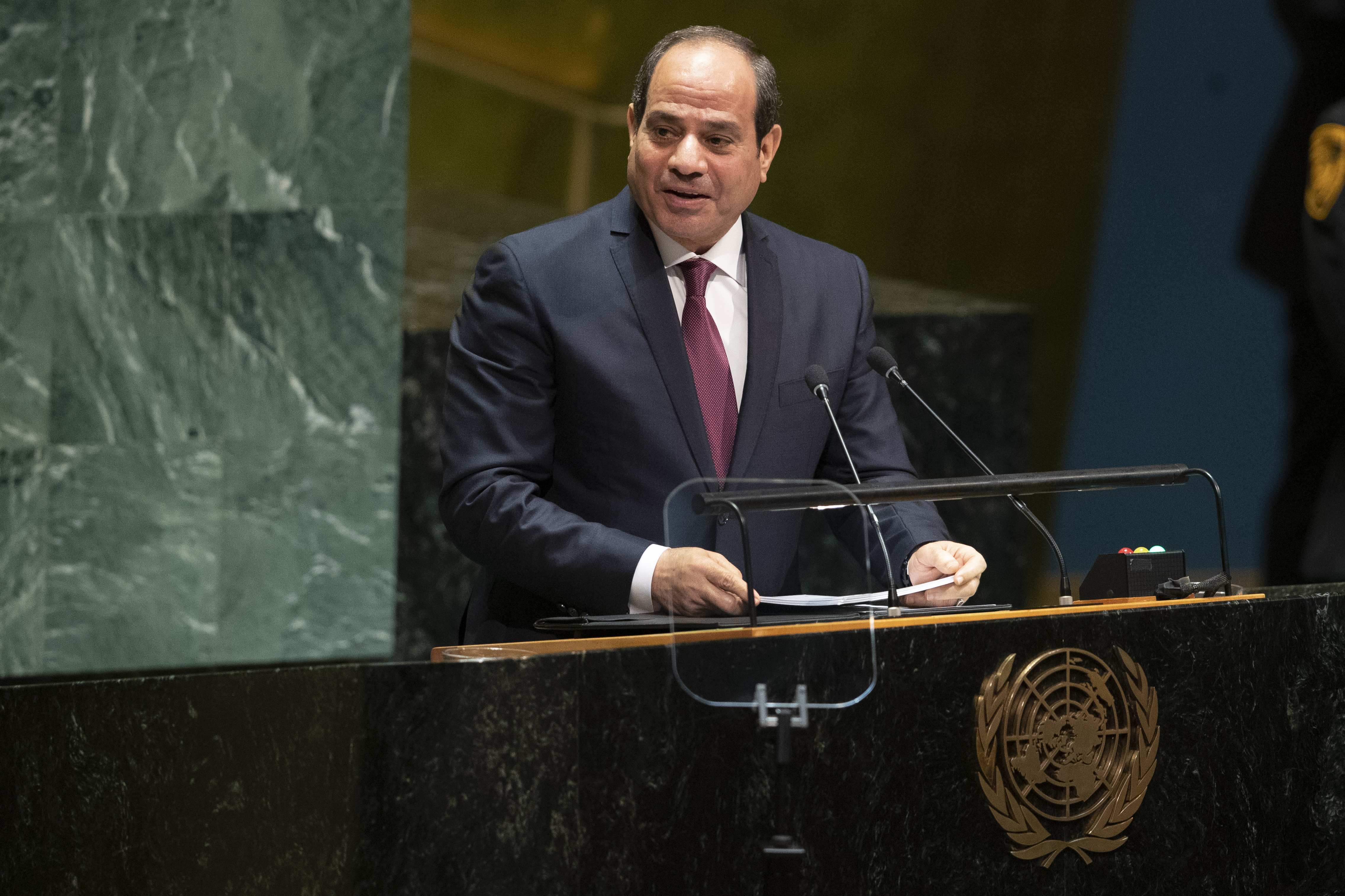 Egyptian president says he'll protect the poor, middle-class