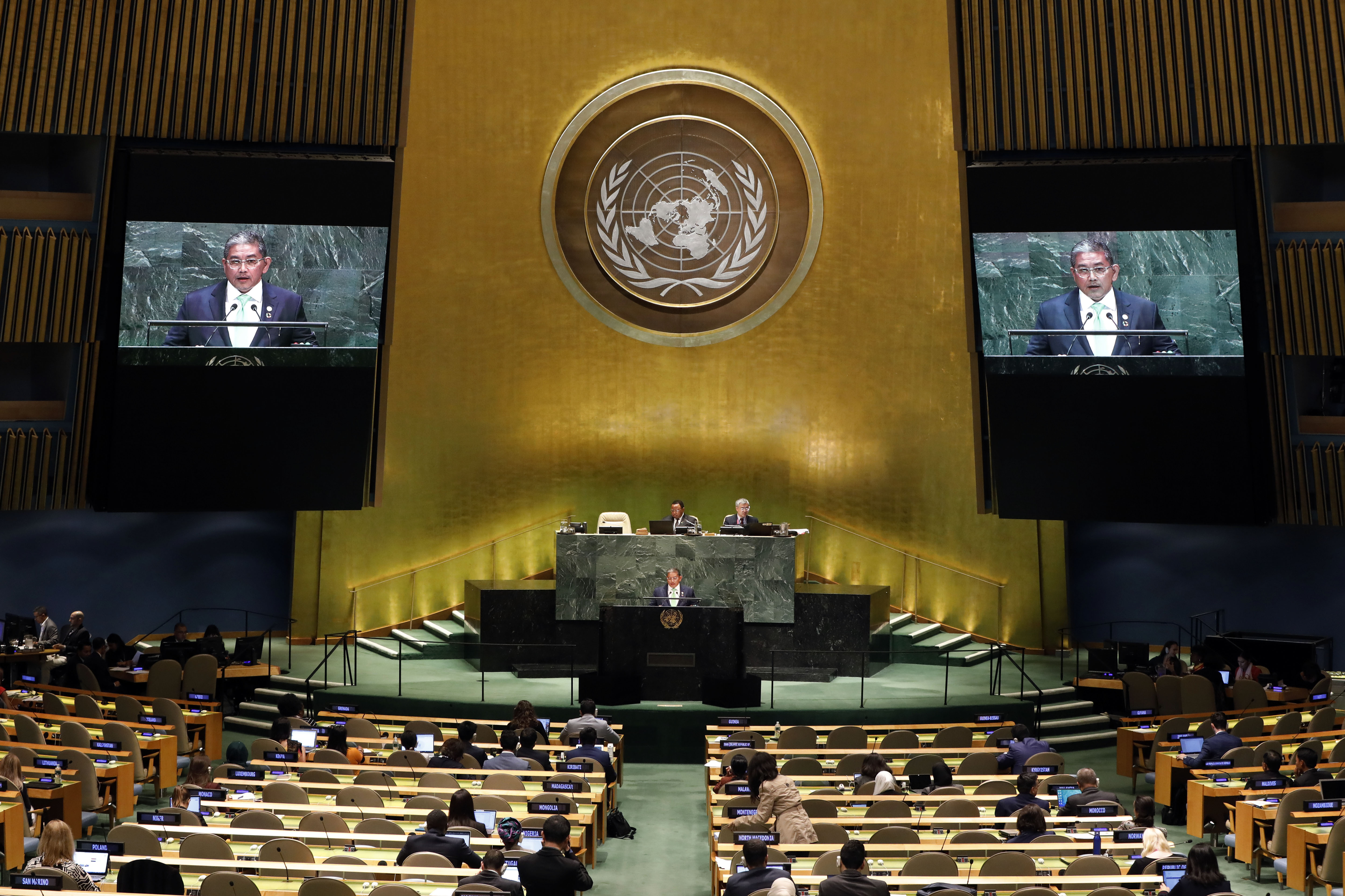 The Latest: UN envoy says Syria charter panel a sign of hope
