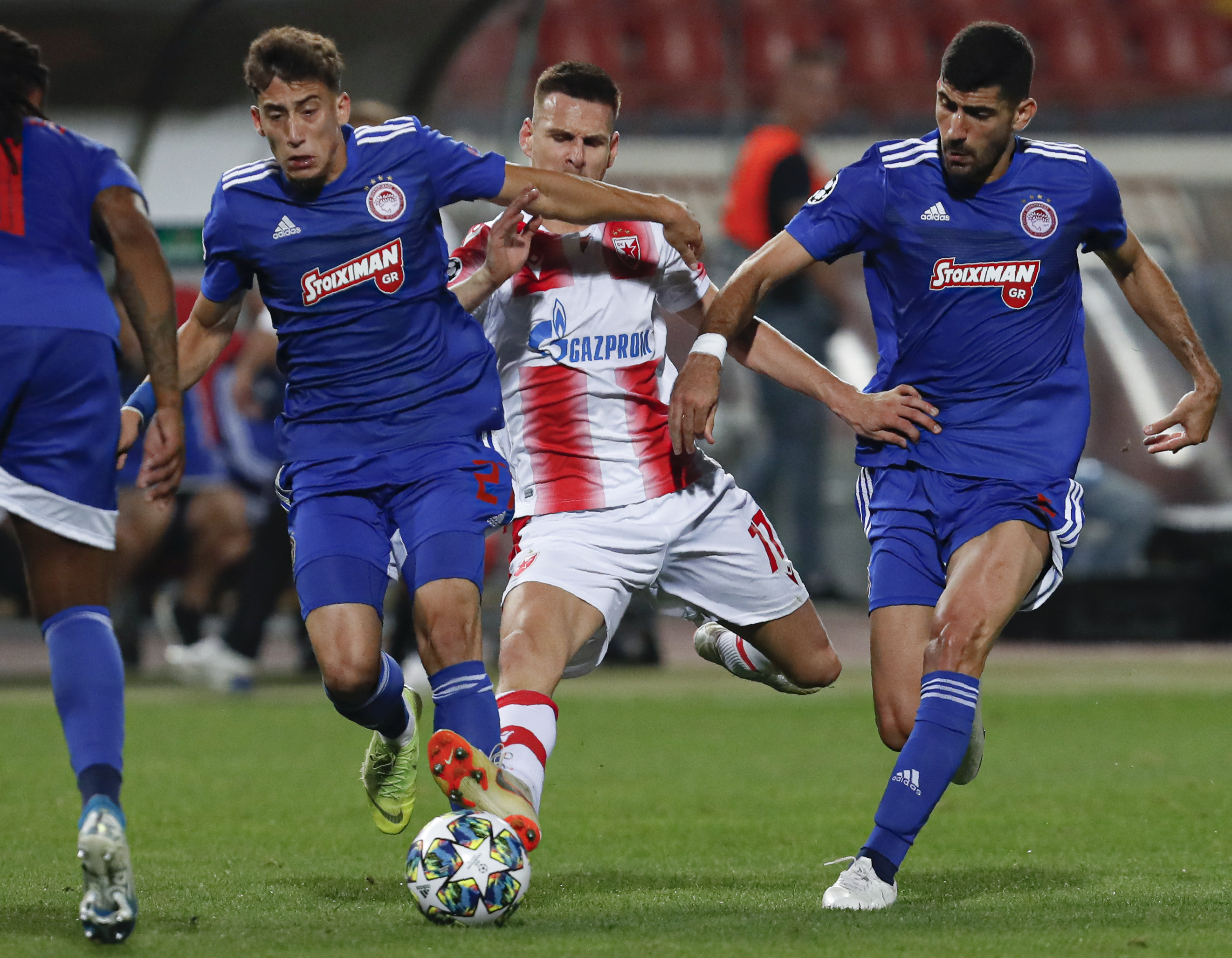 Red Star Belgrade rallies to beat Olympiakos 3-1