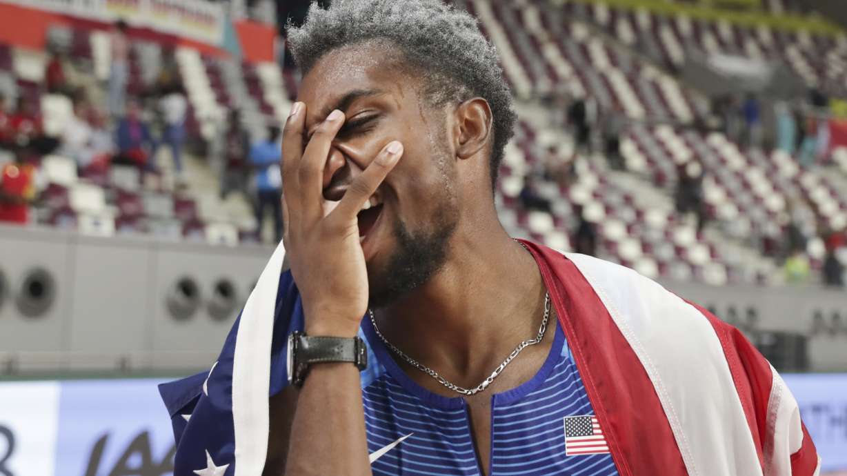 Living up to the hype: Lyles takes gold at worlds in 200