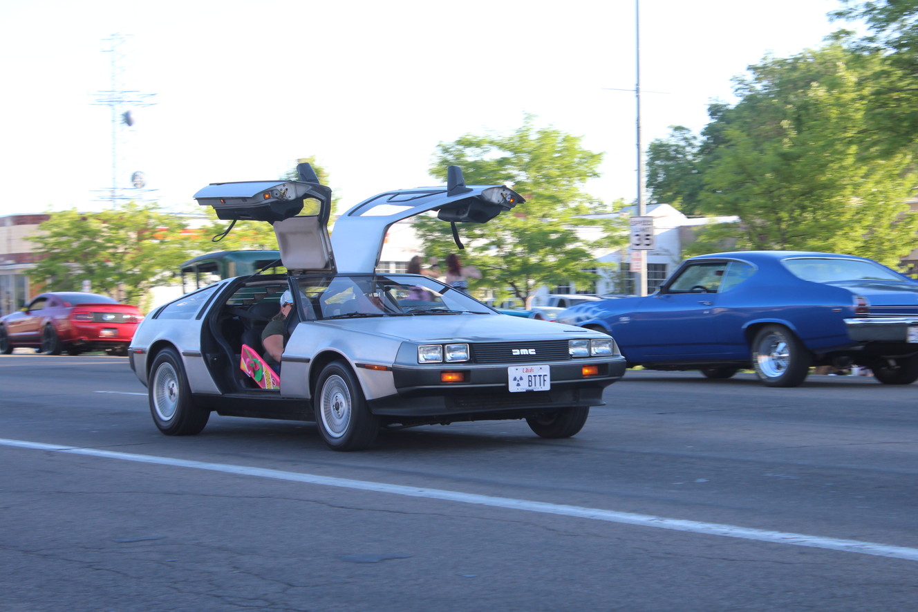Utahn's 'Back to the Future' car turning heads on the road, at car shows