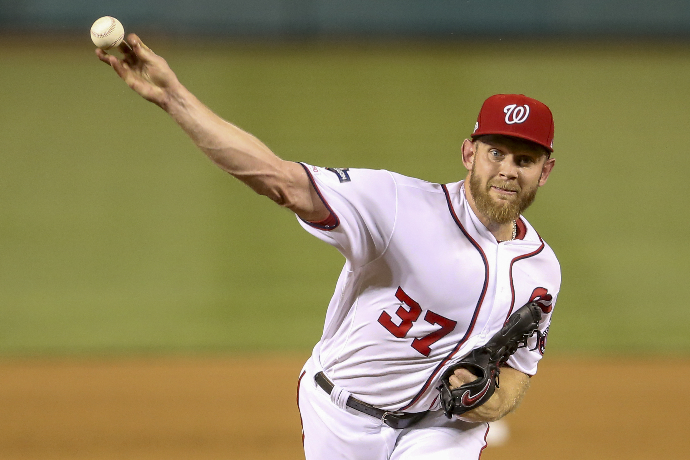 Nats’ Strasburg back from bullpen, starts Game 2 vs Kershaw