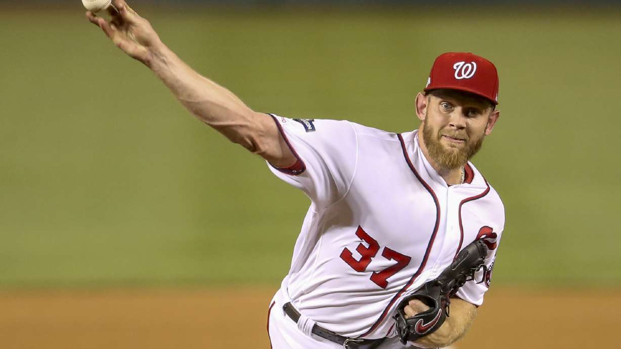 Nats’ Strasburg back from bullpen, starts Game 2 vs Kershaw